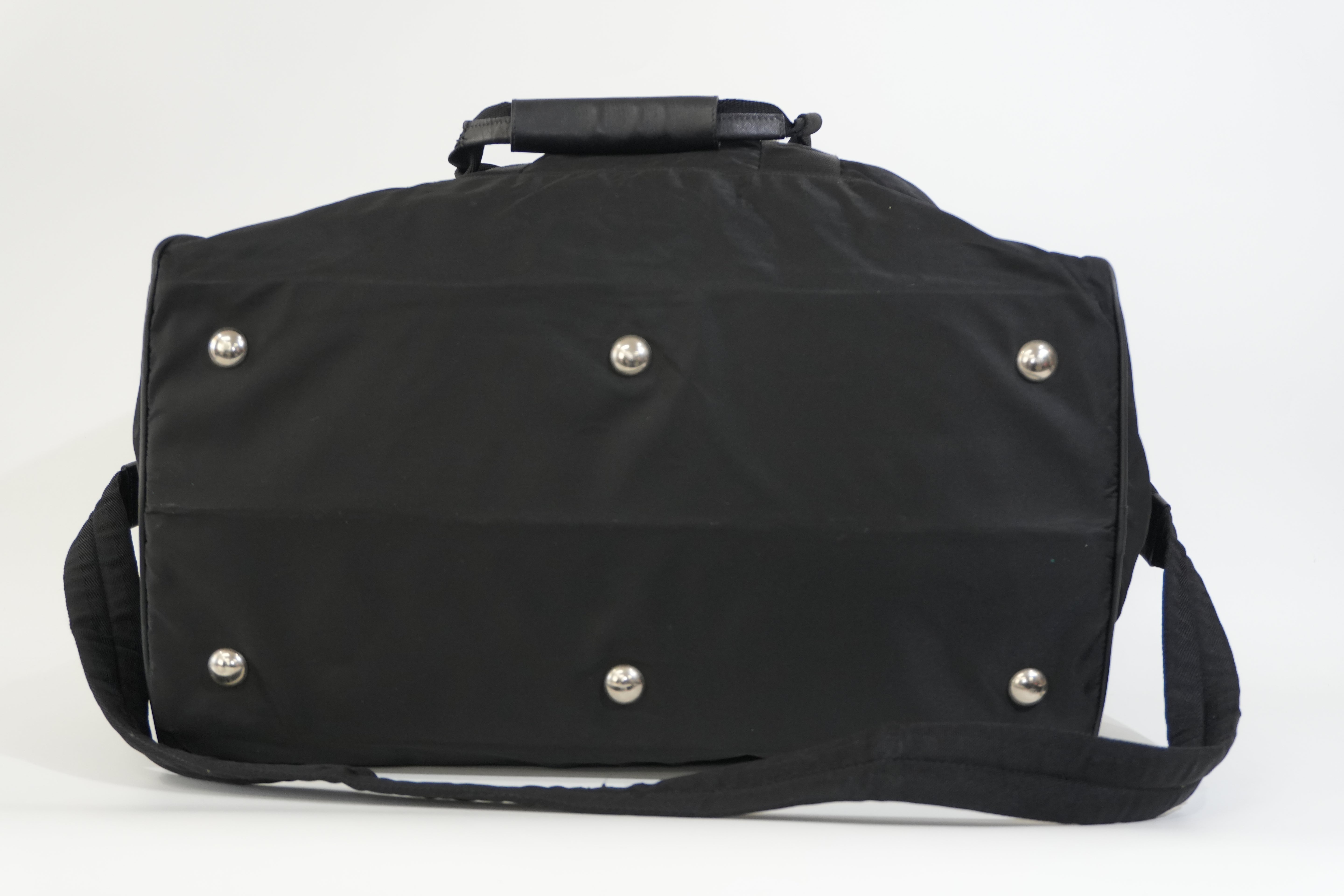 Pre-owned Prada Duffle Bag Black