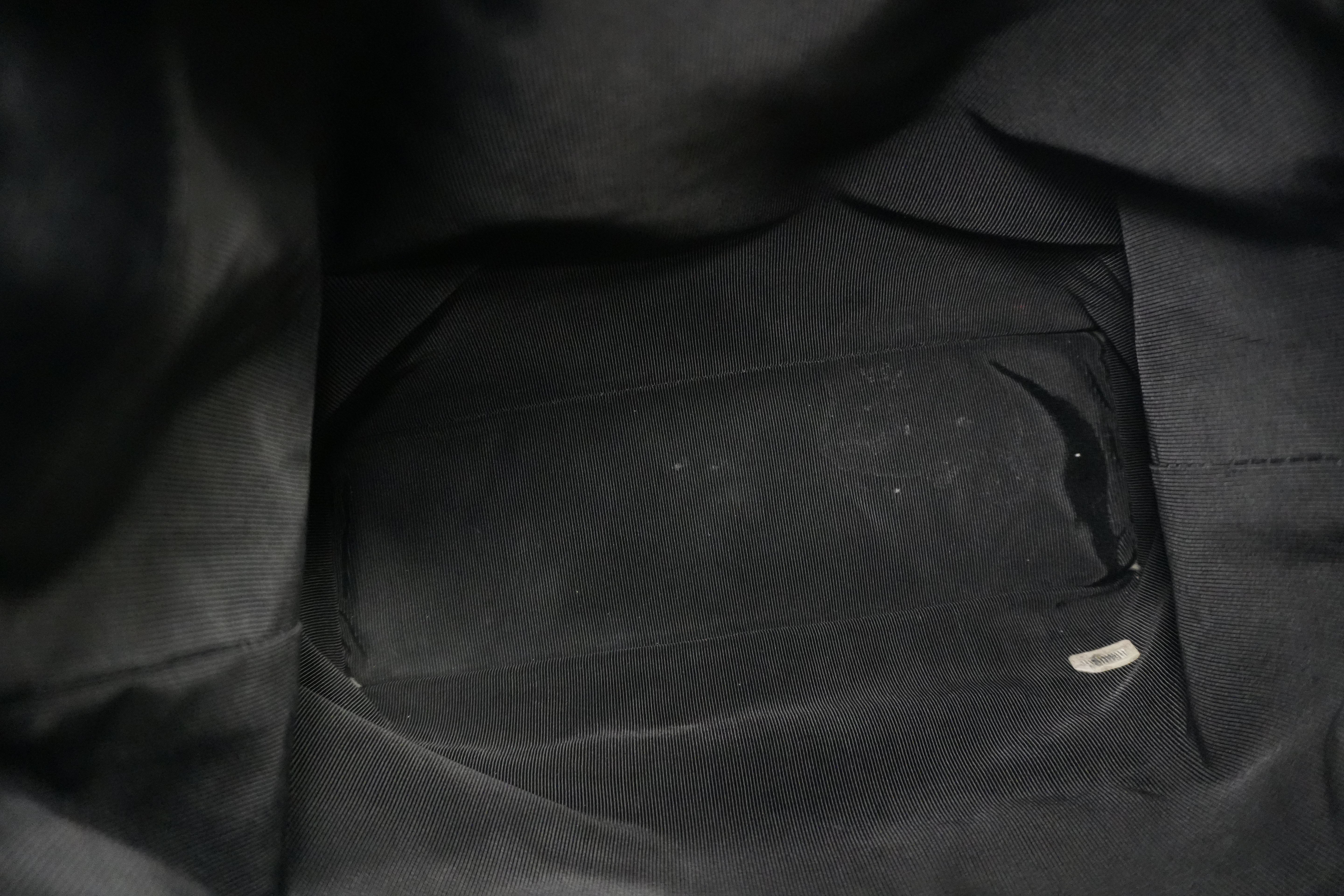 Chanel Caviar Shoulder Bucket Bag Black Used