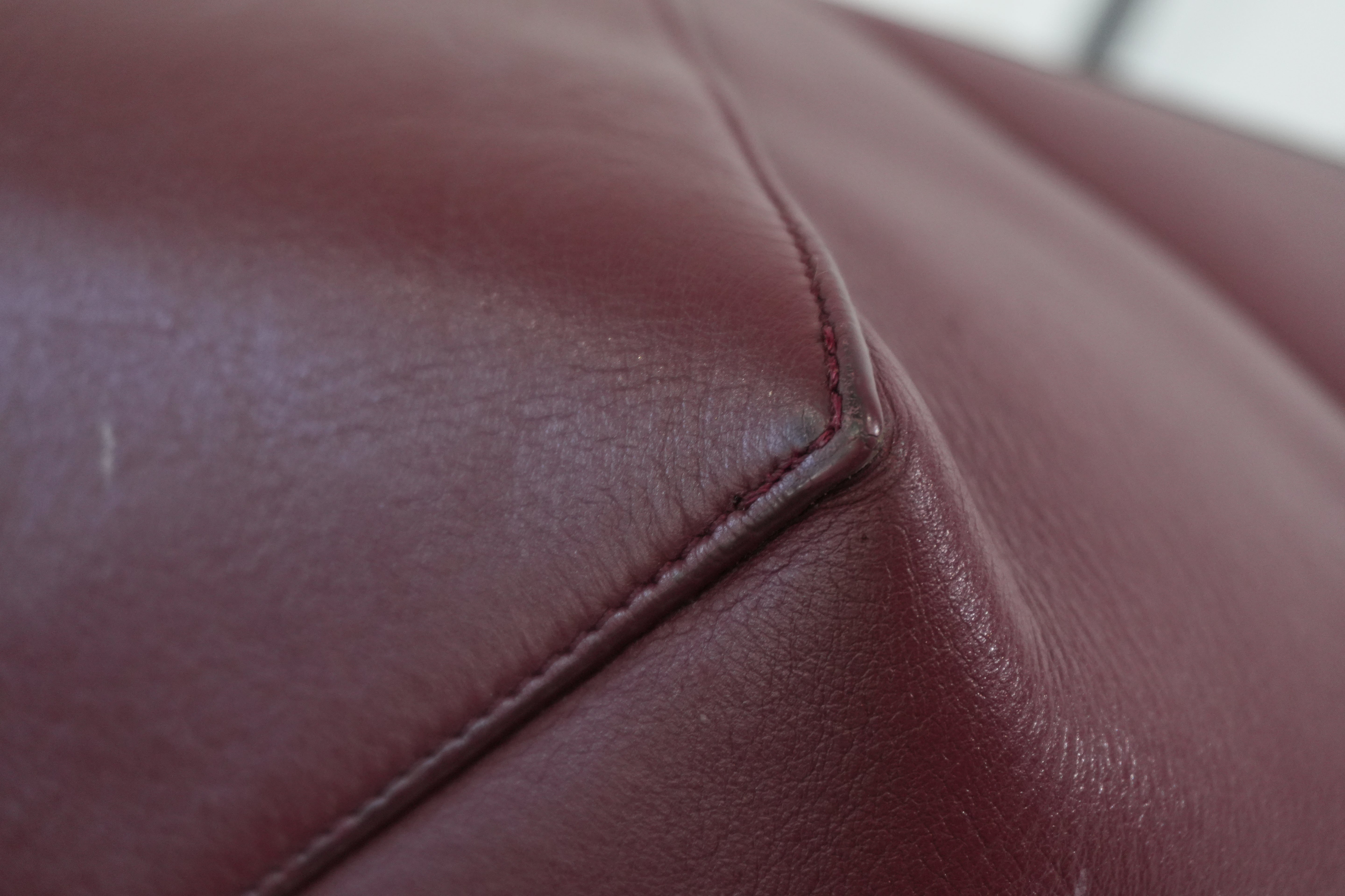 Pre-owned Loewe Puzzle Fold Tote Bag Brown and Burgundy