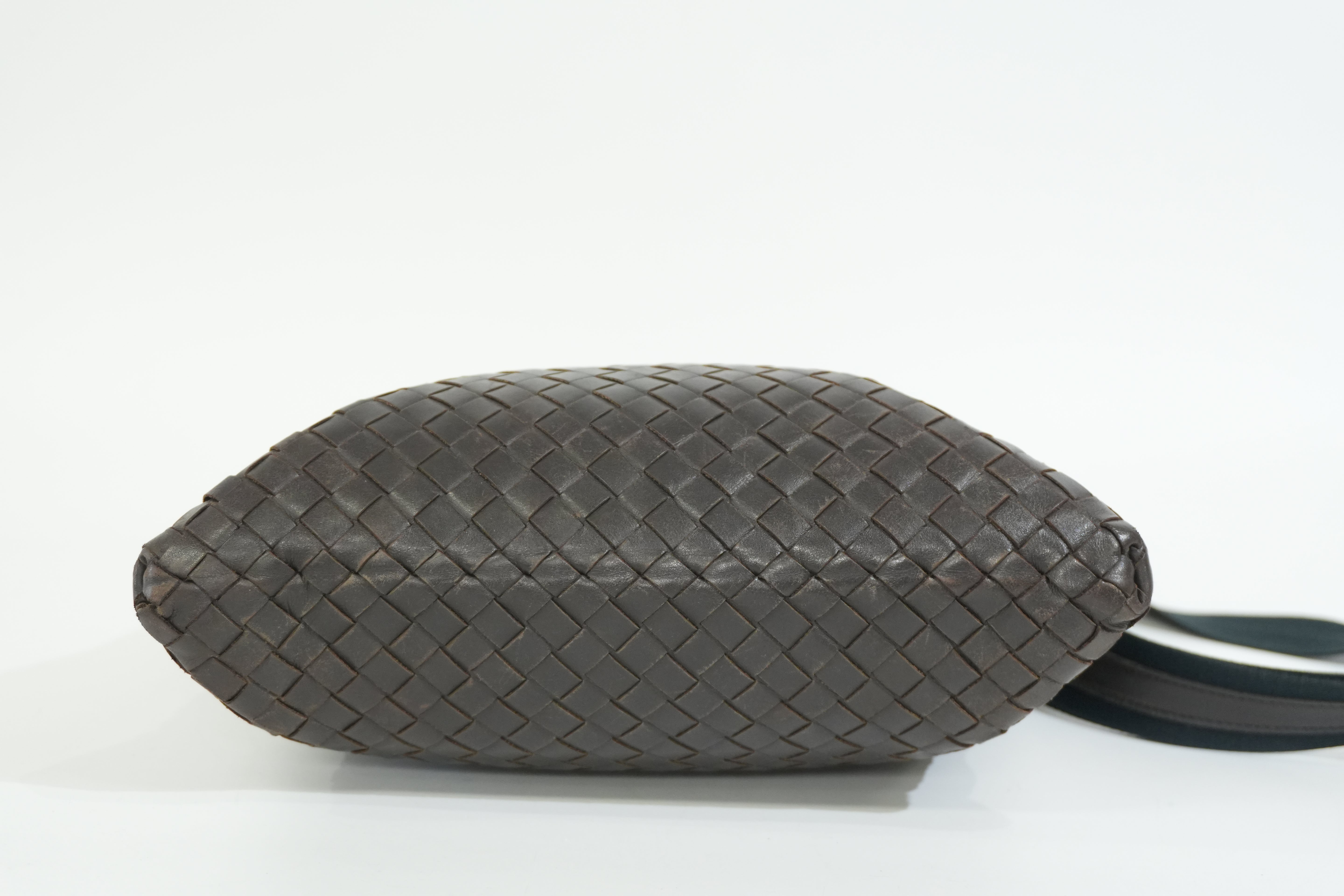 Pre-owned Bottega Crossbody Bag Brown