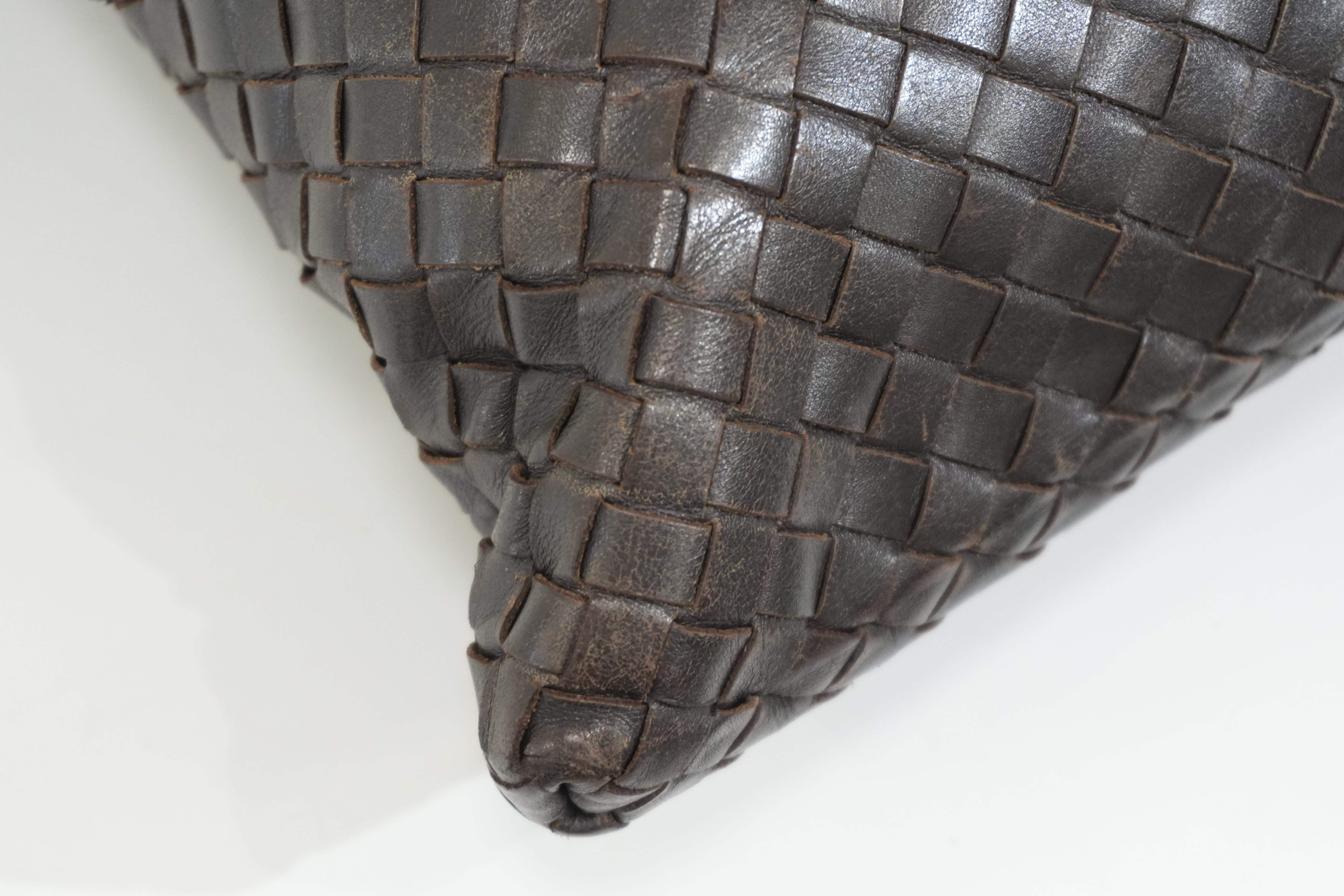Pre-owned Bottega Crossbody Bag Brown
