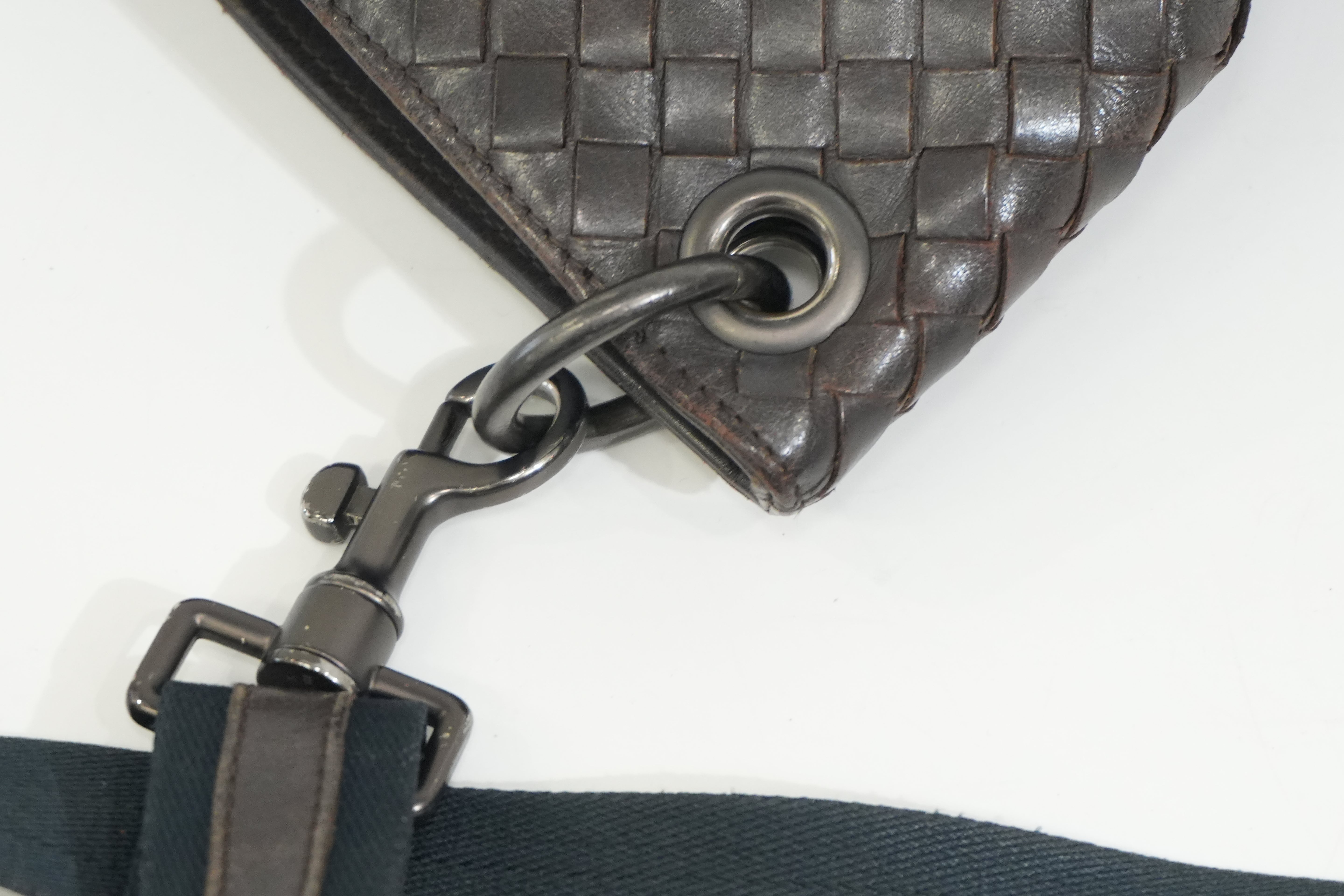 Pre-owned Bottega Crossbody Bag Brown