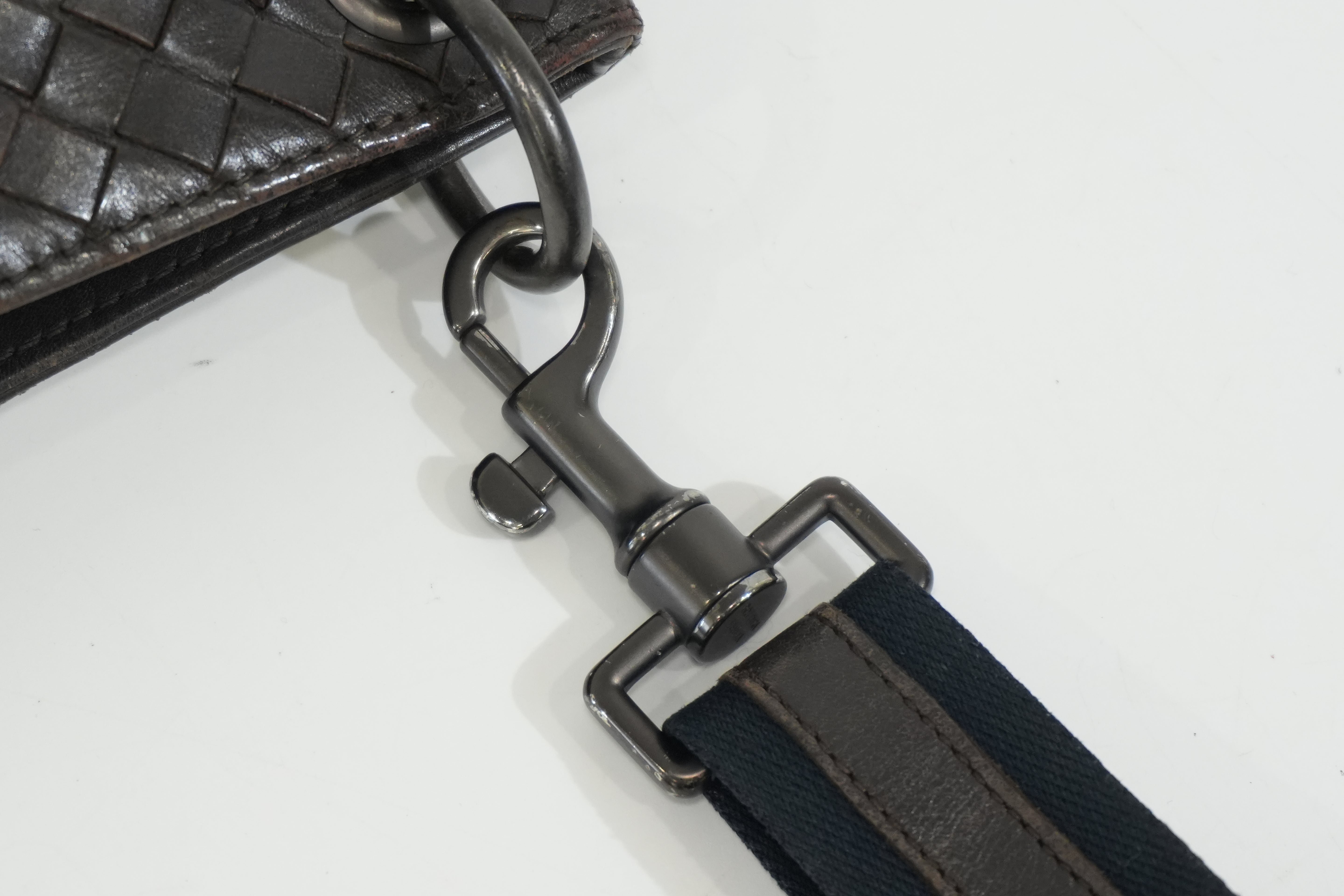 Pre-owned Bottega Crossbody Bag Brown