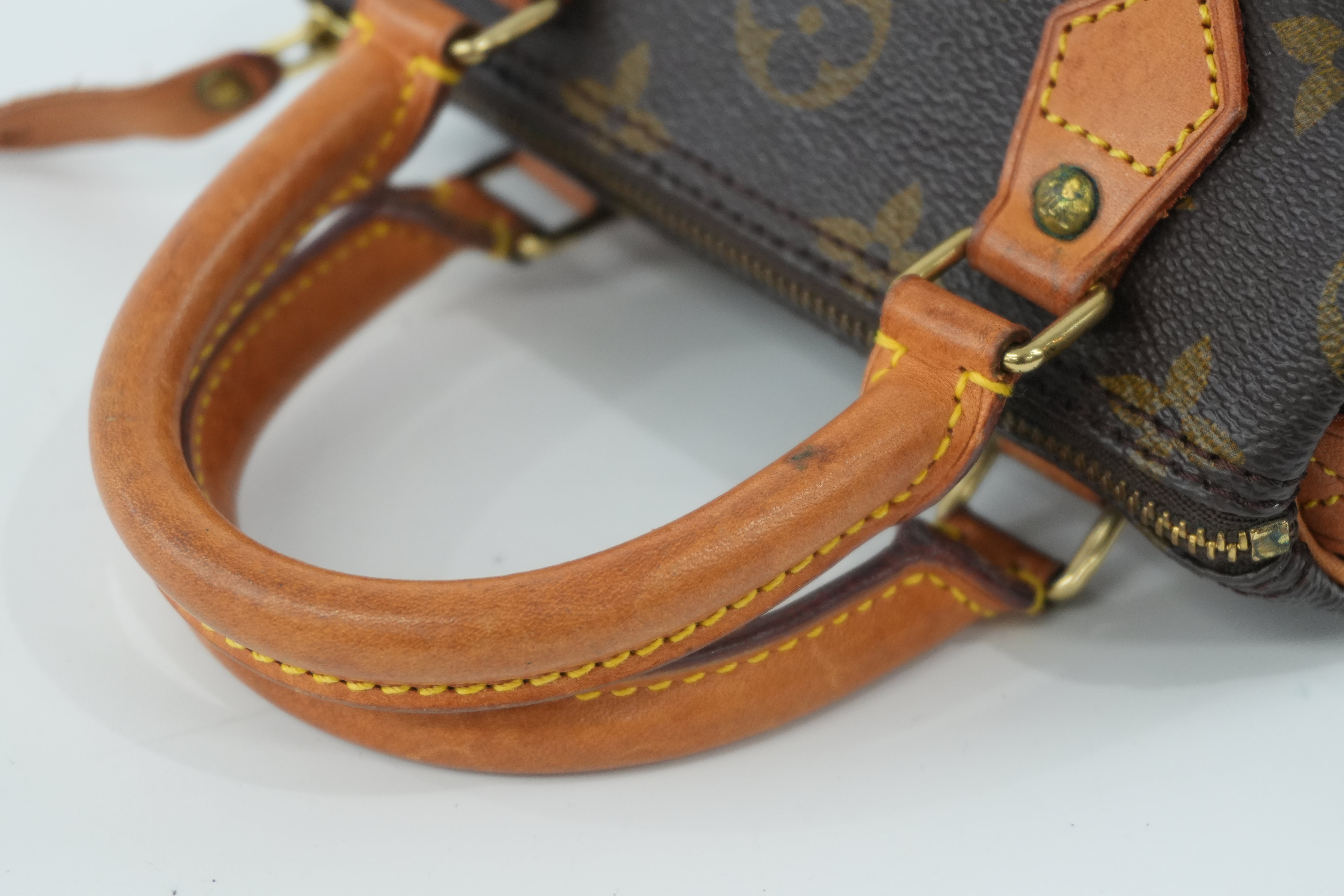 Pre-owned Louis Vuitton Monogram Mini Speedy Handbag