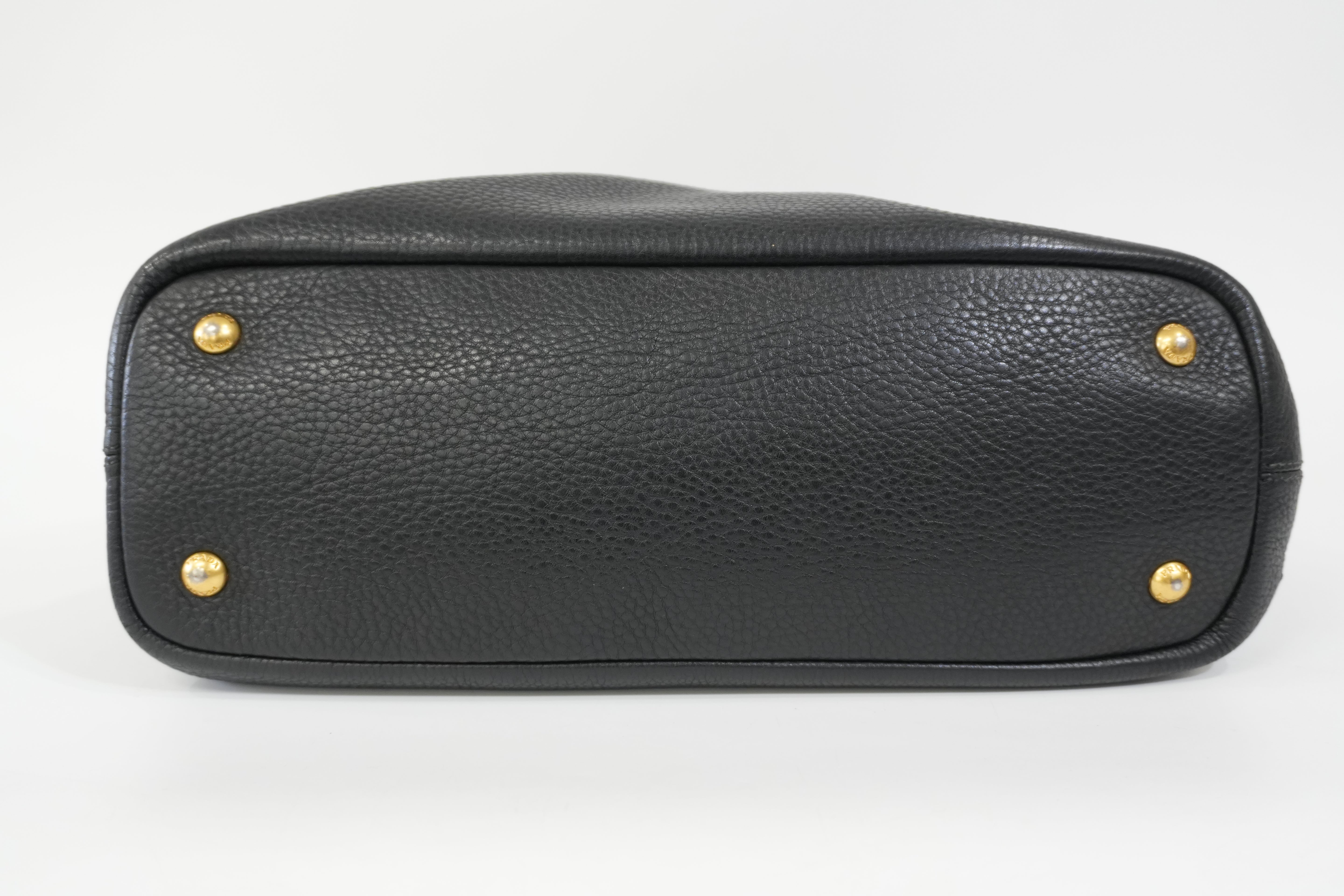 Pre-Owned Prada Daino Tote Bag Black