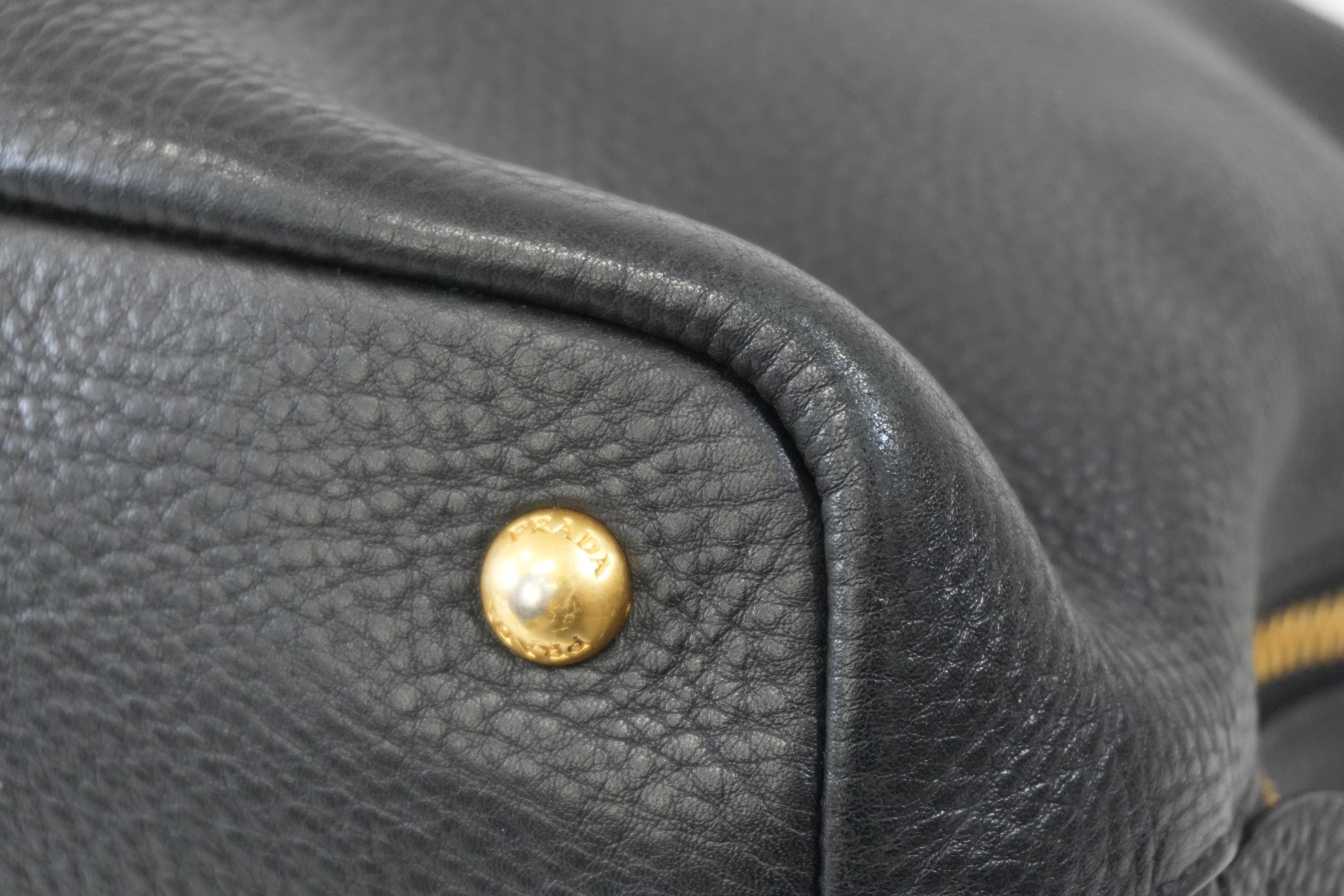 Pre-Owned Prada Daino Tote Bag Black