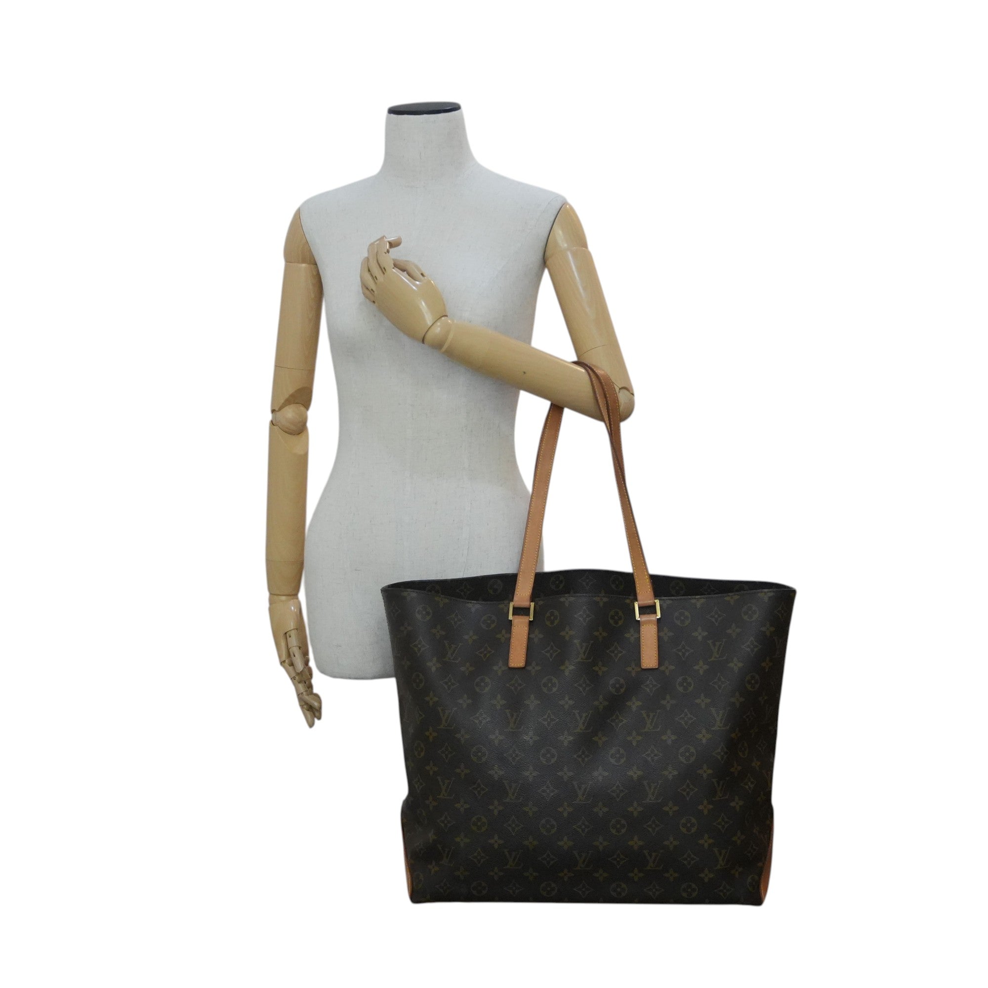 Pre-owned Louis Vuitton Monogram Cabas Mezzo Tote Bag