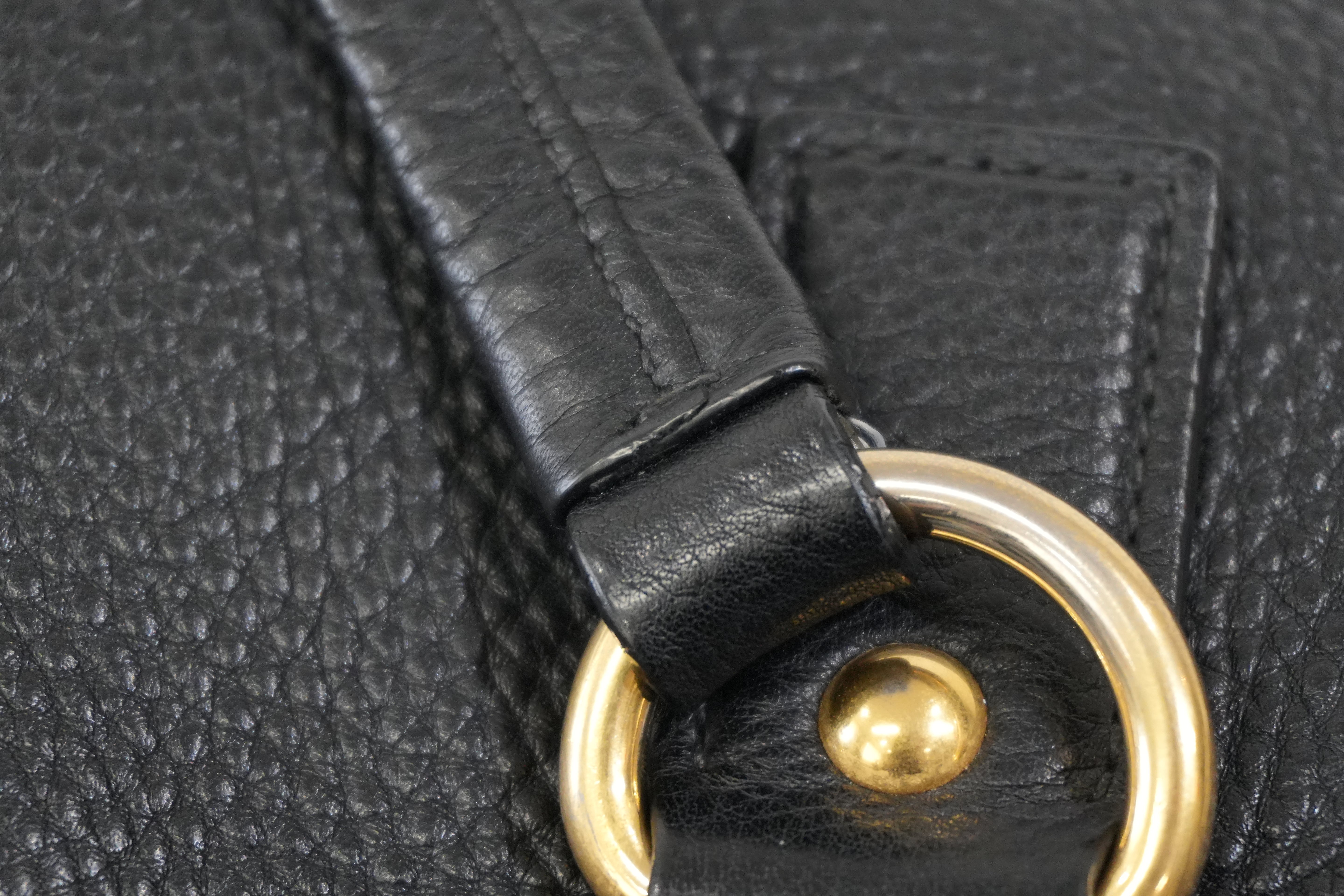 Pre-Owned Prada Daino Tote Bag Black