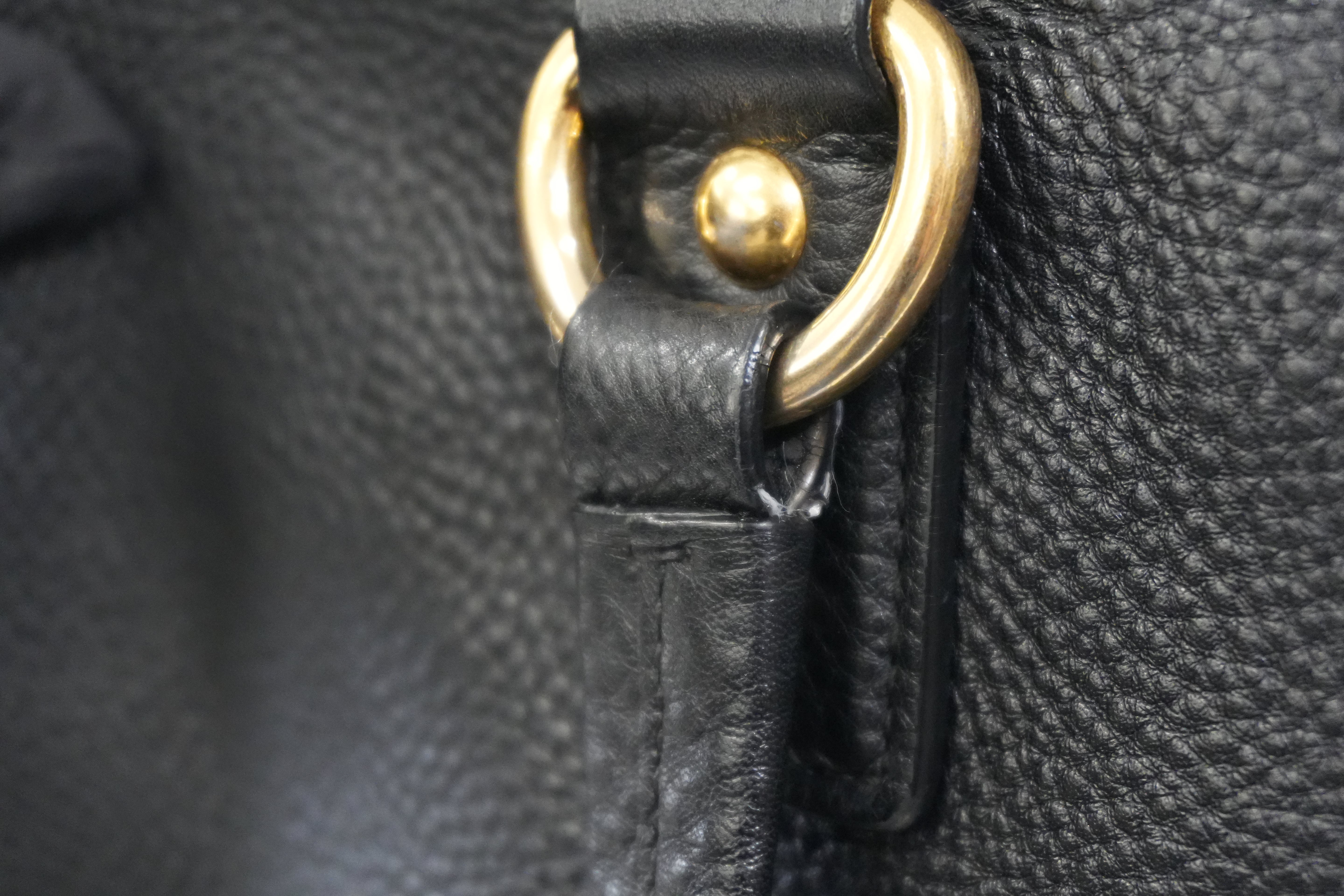 Pre-Owned Prada Daino Tote Bag Black