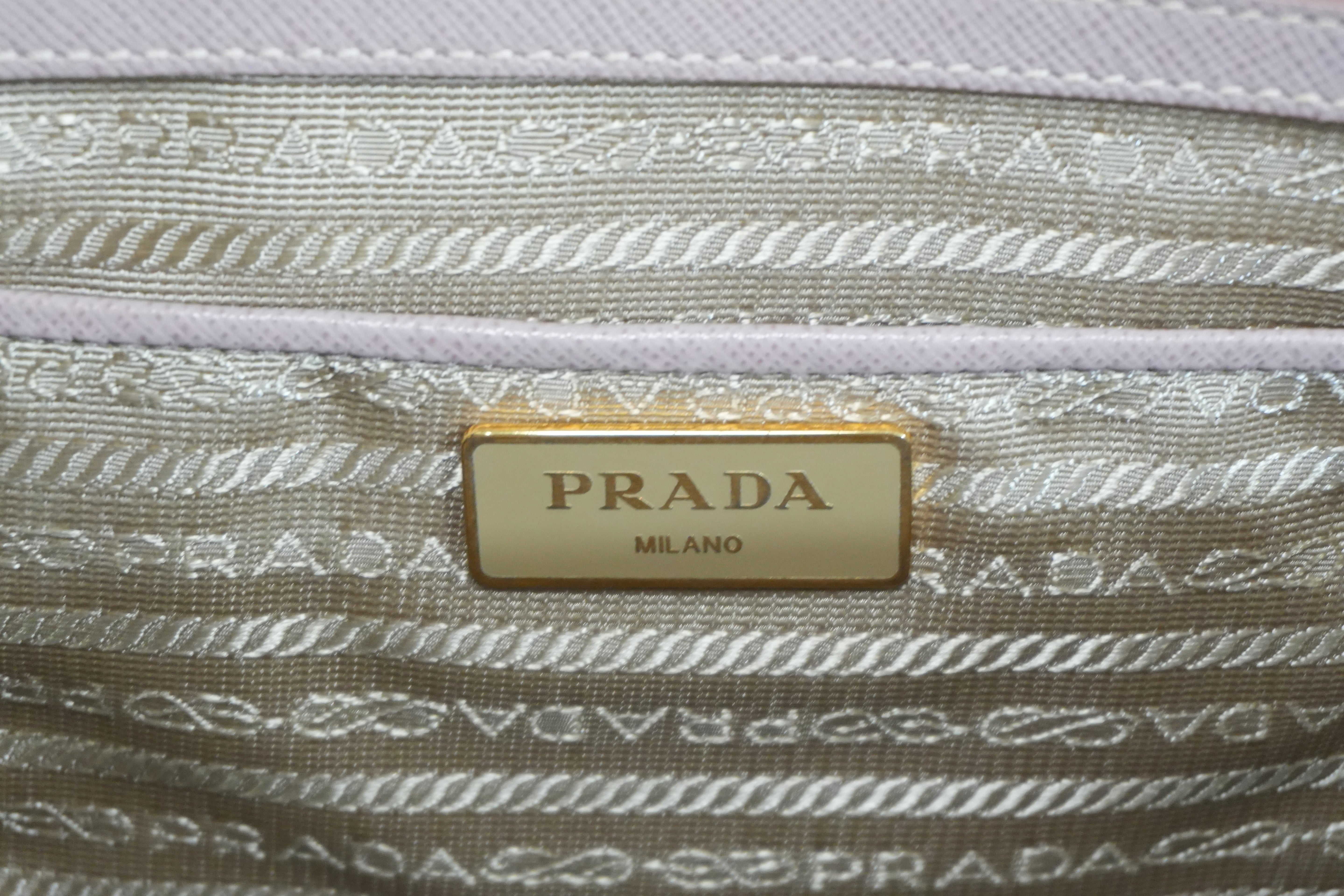 Pre-owned Prada Saffiano Handbag Pink