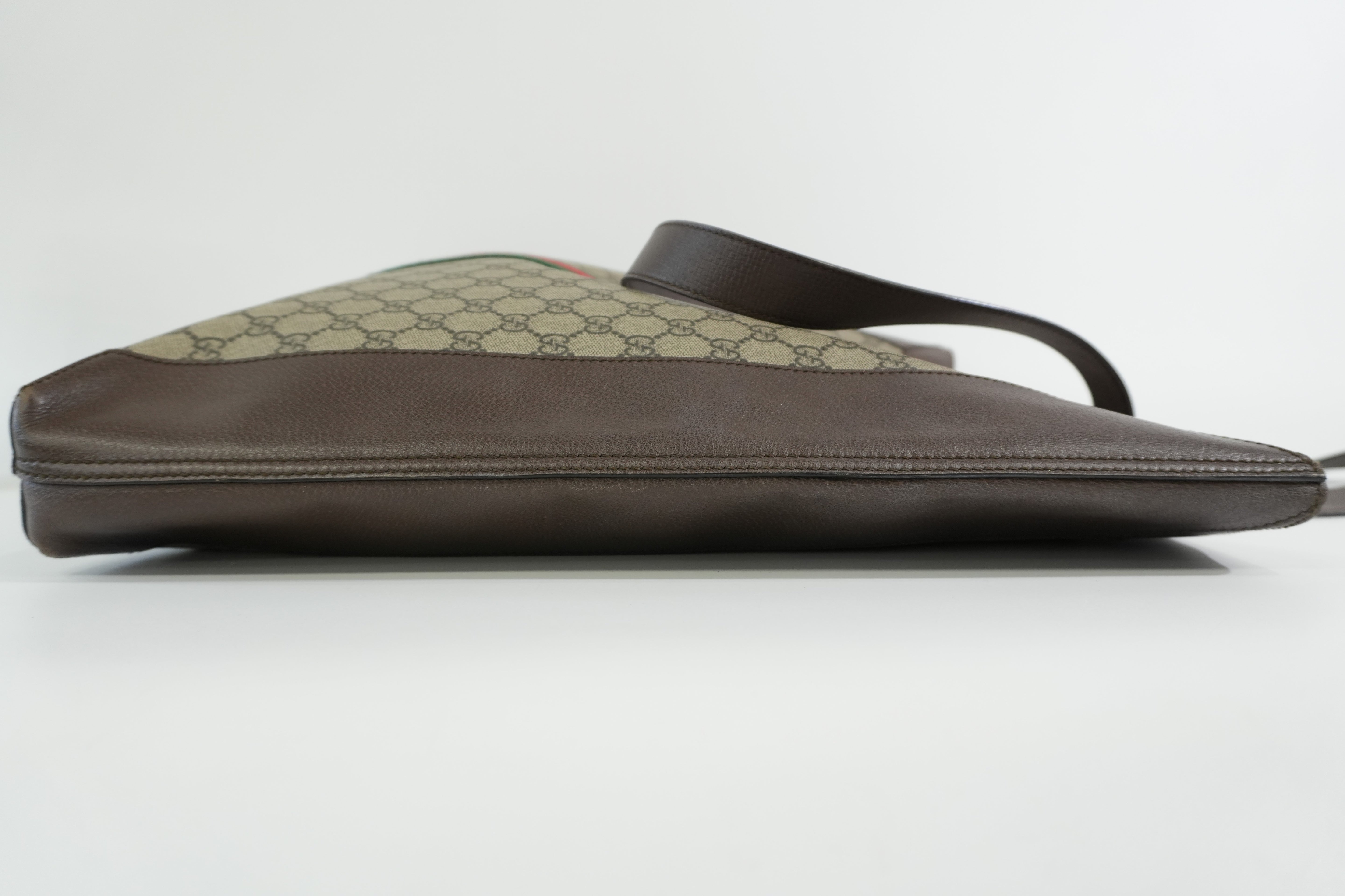 Pre-owned Gucci Ophidia Vertical Tote Bag Brown