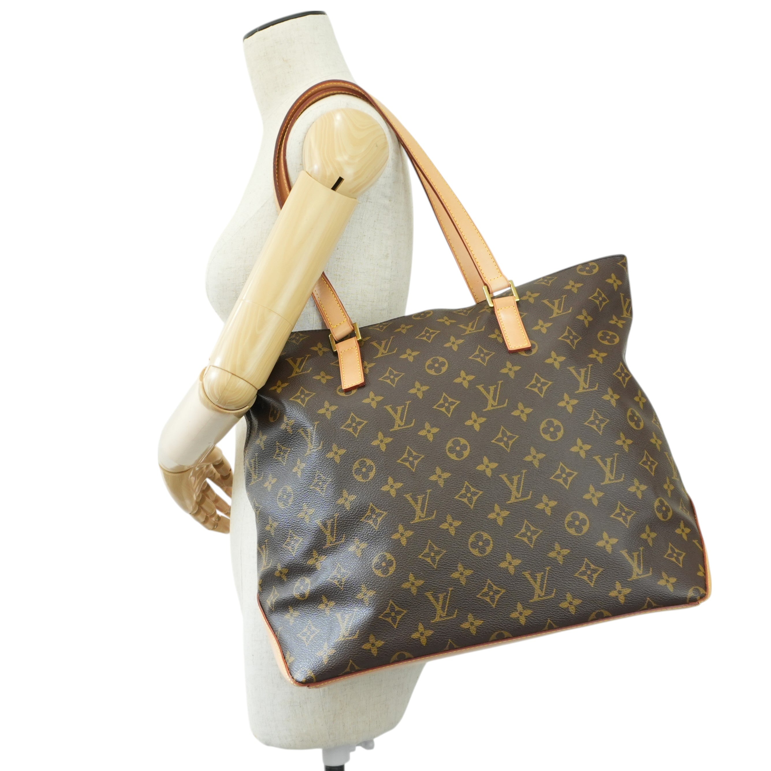 Louis Vuitton Monogram Cabas Mezzo Tote Bag Used