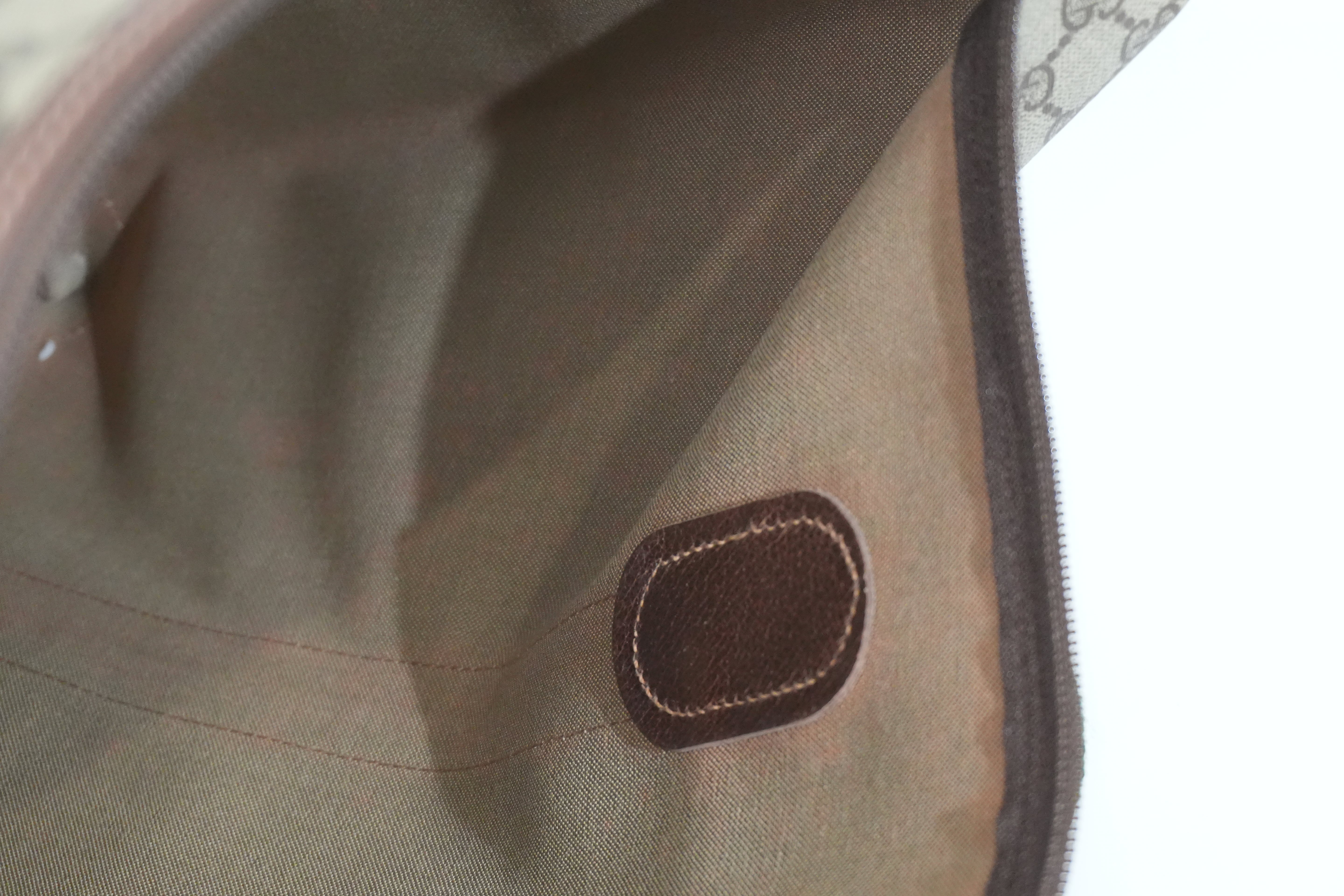 Pre-owned Gucci Ophidia Travel Tote Bag Brown