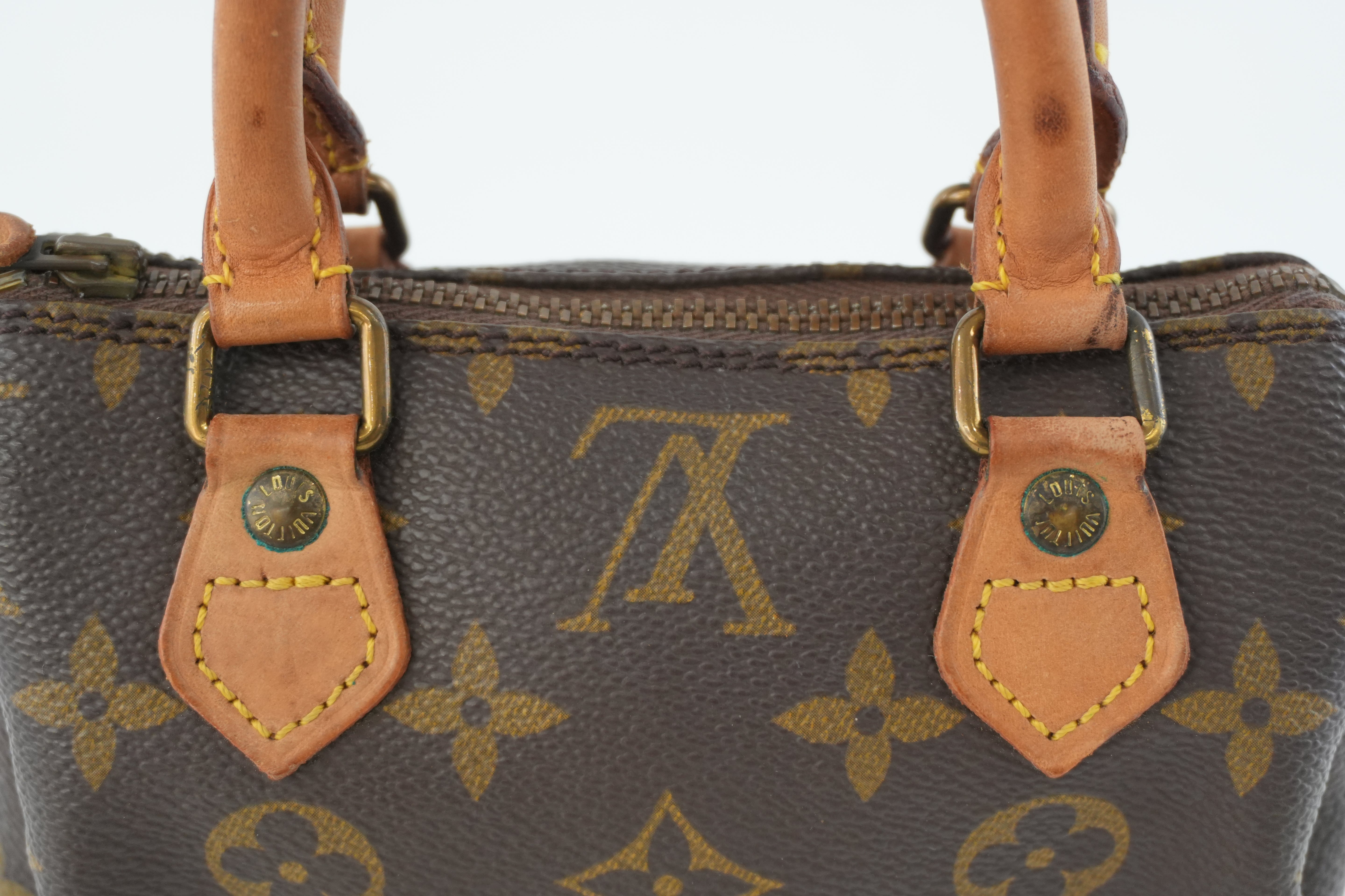 Louis Vuitton Monogram Vintage Mini Speedy Used