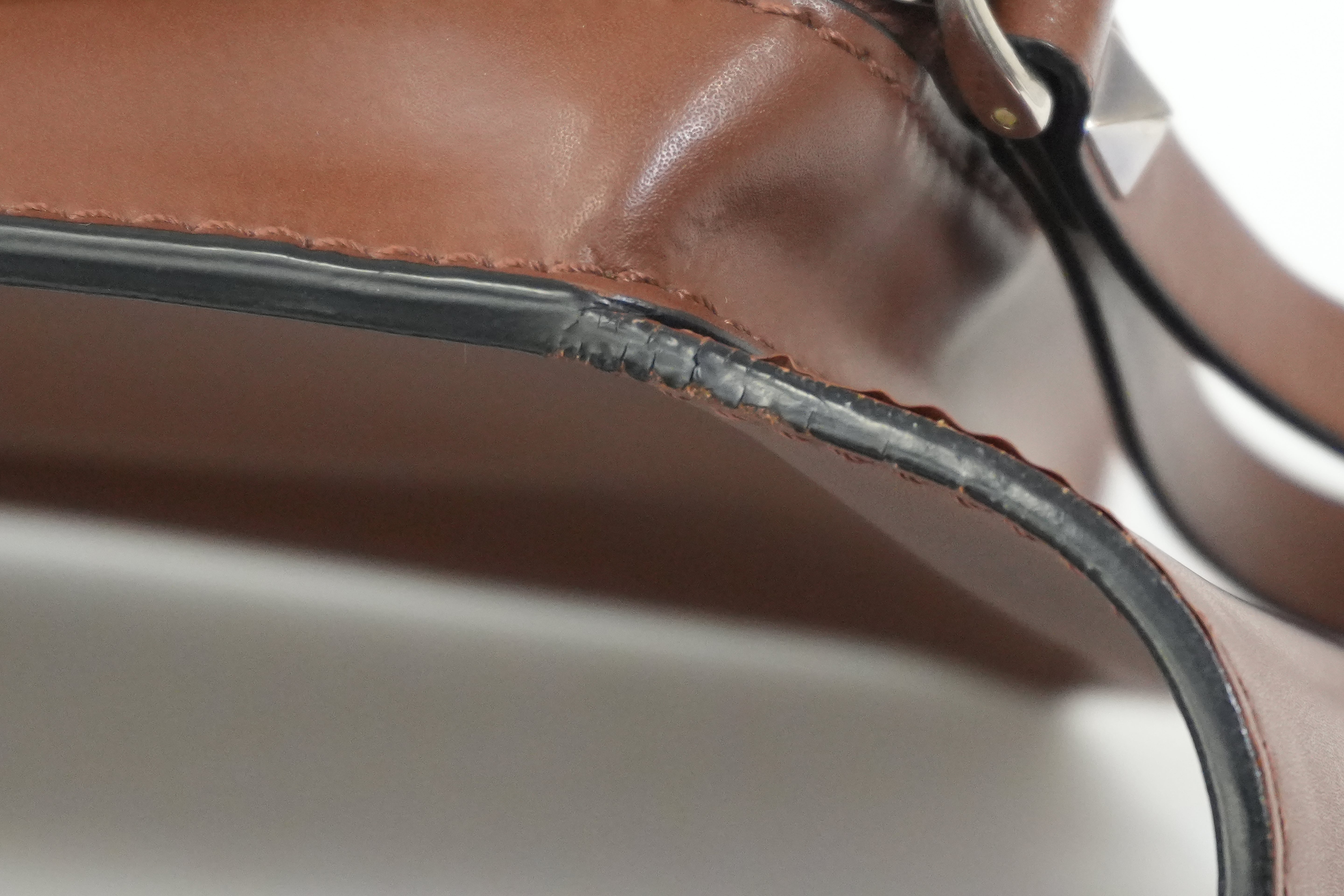 Pre-Owned Valentino VLTN Crossbody Bag Brown