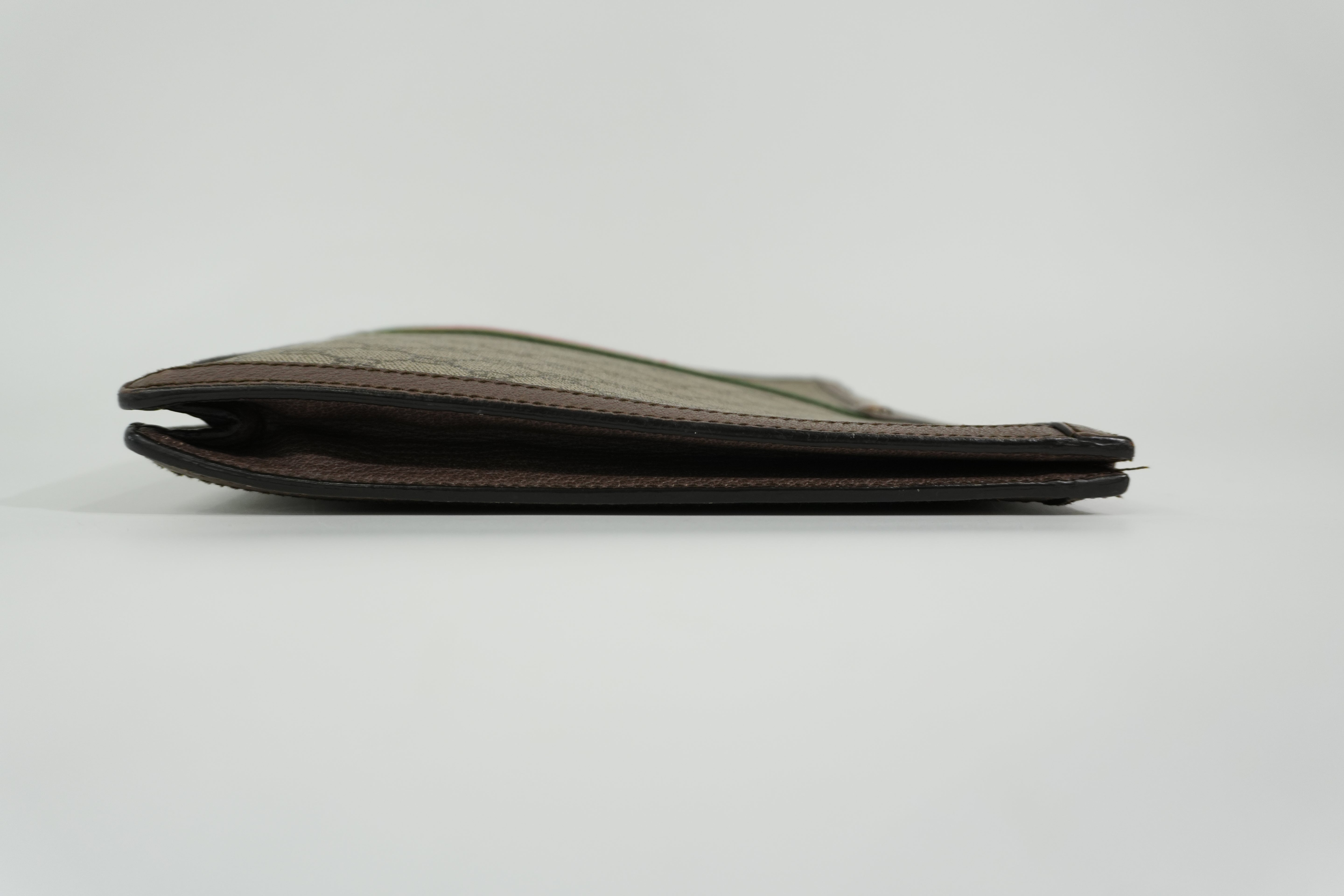 Pre-owned Gucci Ophidia Clutch Bag Brown