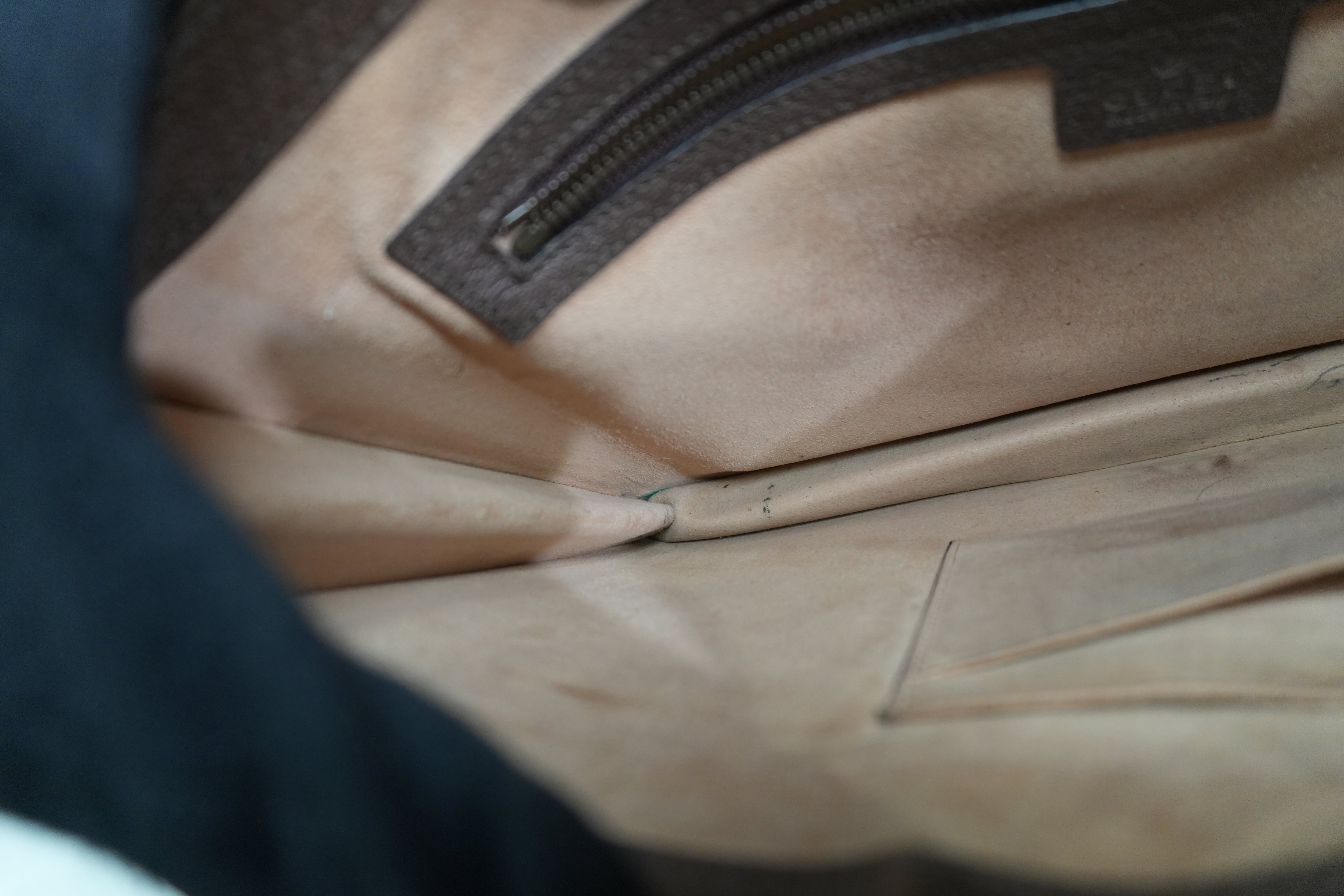 Pre-owned Gucci Ophidia Clutch Bag Brown