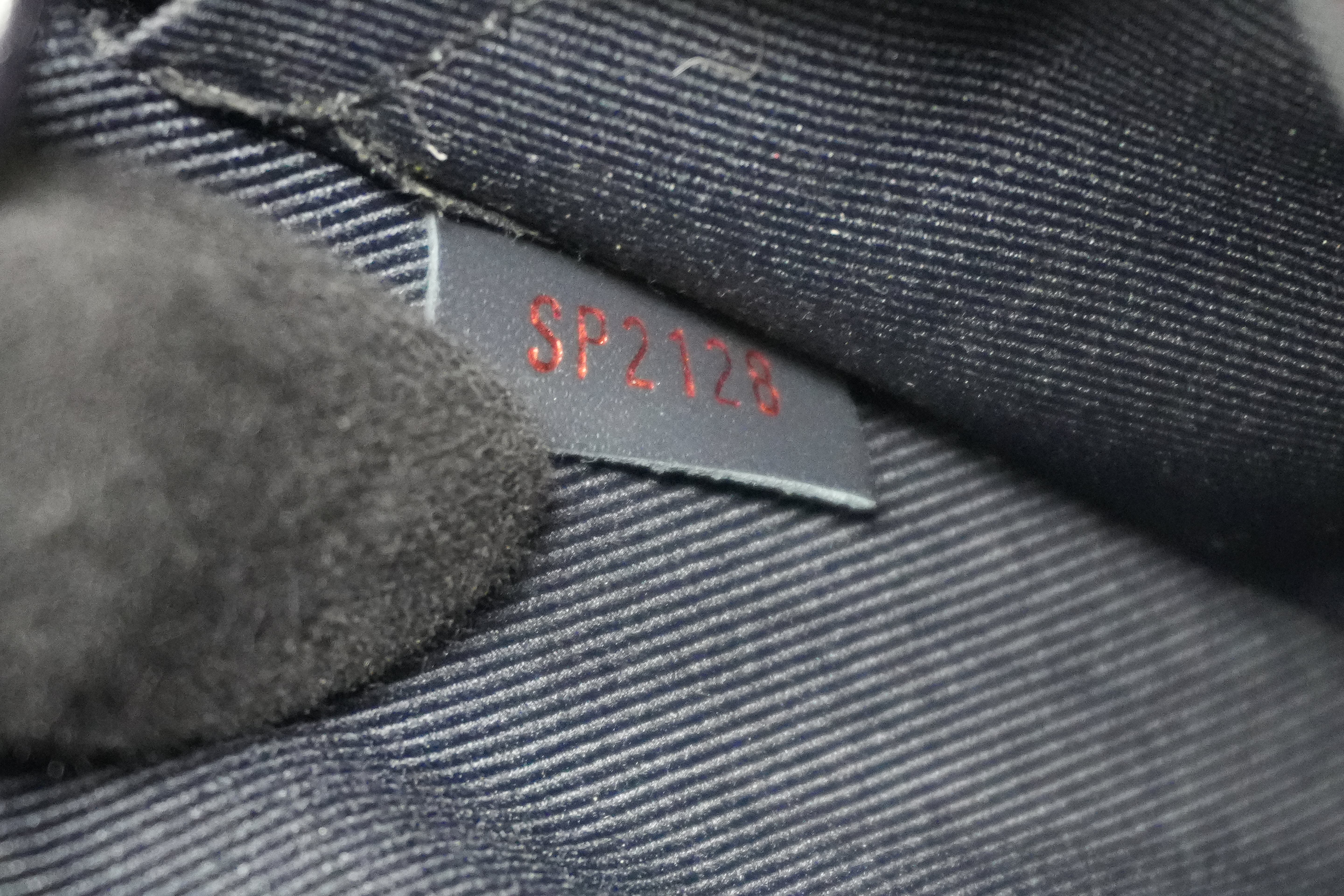 Pre-owned Louis Vuitton Monogram Ink Upside Down Pochette Apollo GM Clutch Bag Navy Blue