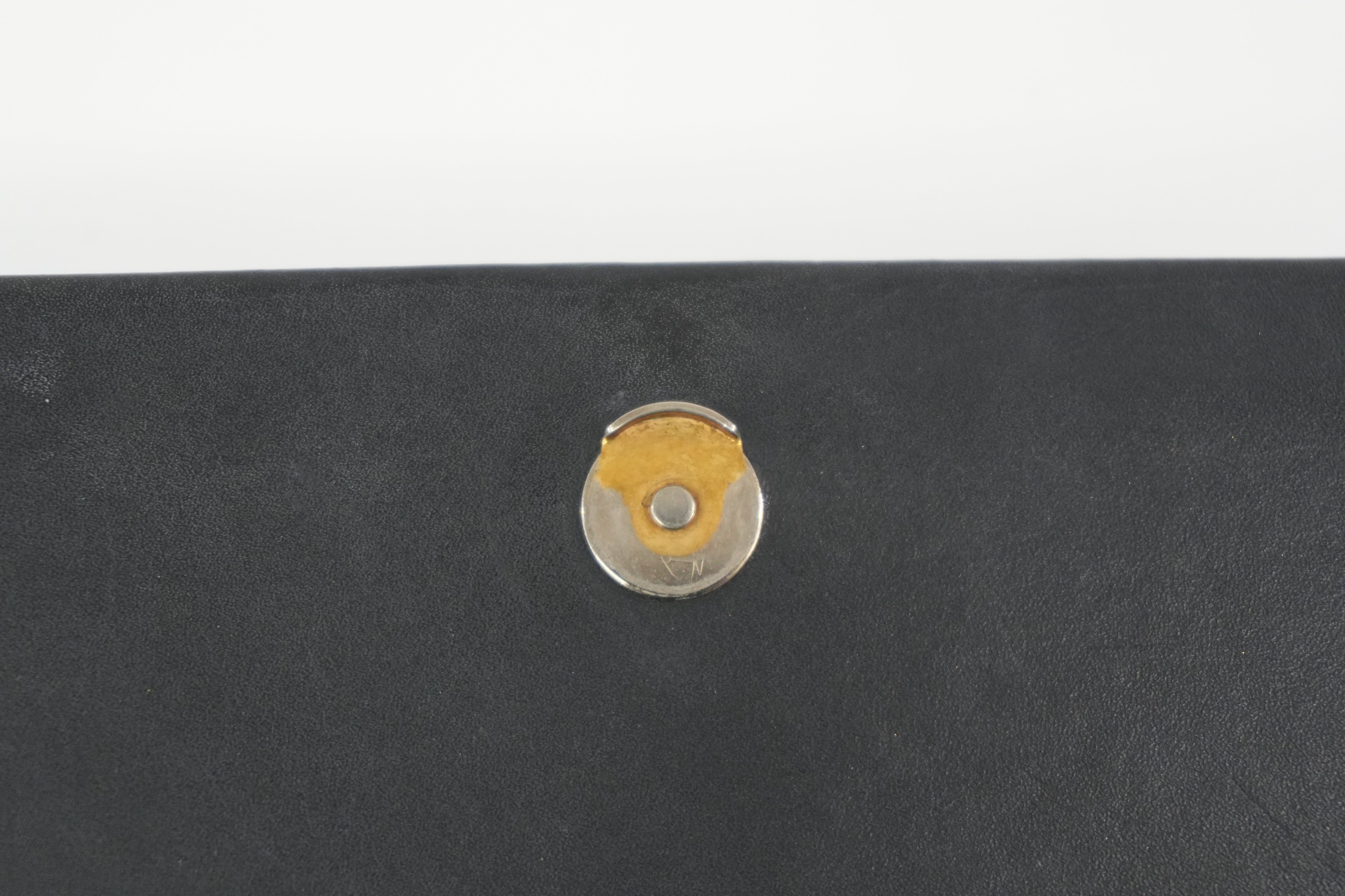 Pre-Owned Yves Saint Laurent Chain Crossbody Bag Black