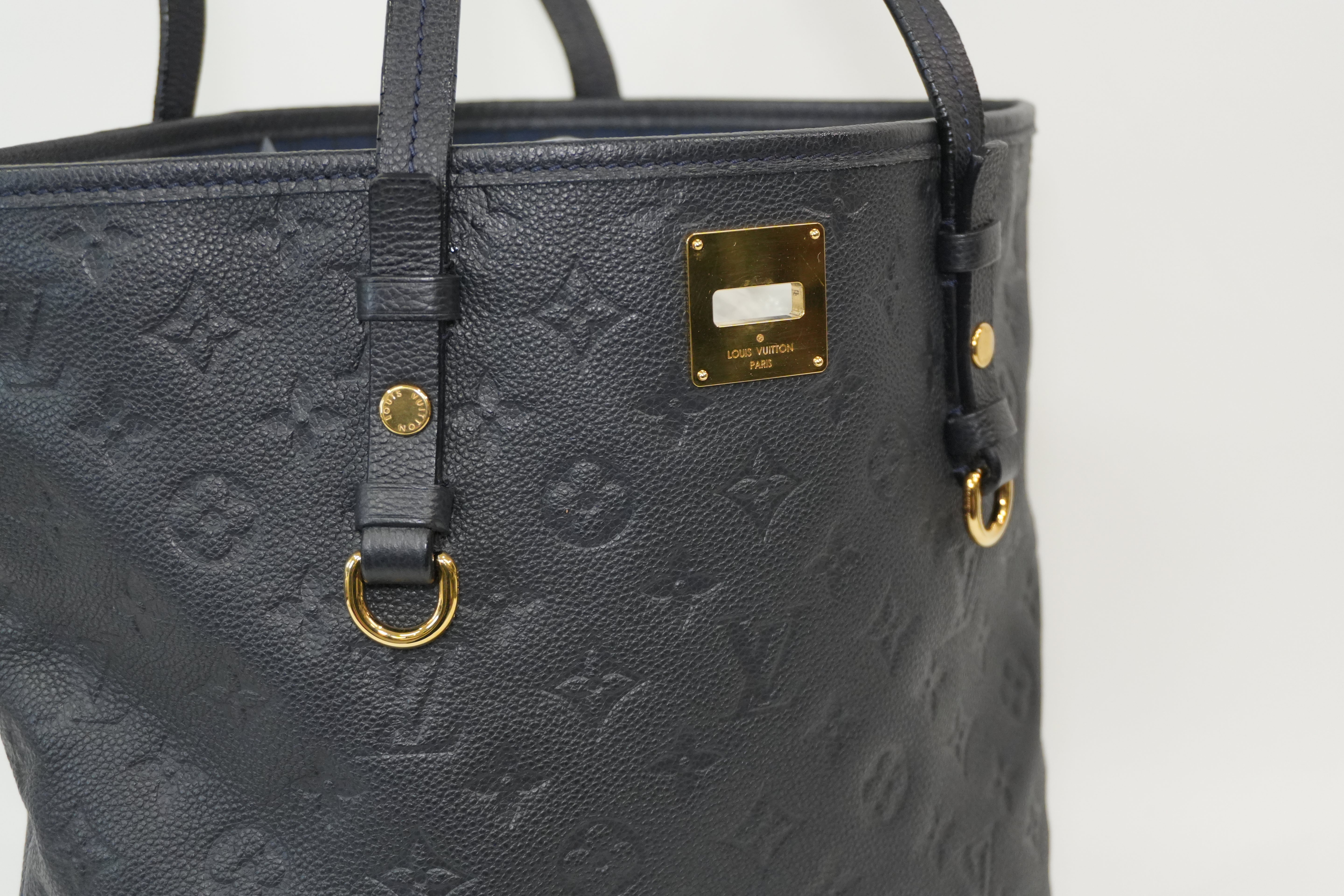 Pre-Owned Louis Vuitton Empriente Citadine PM Tote Bag Navy