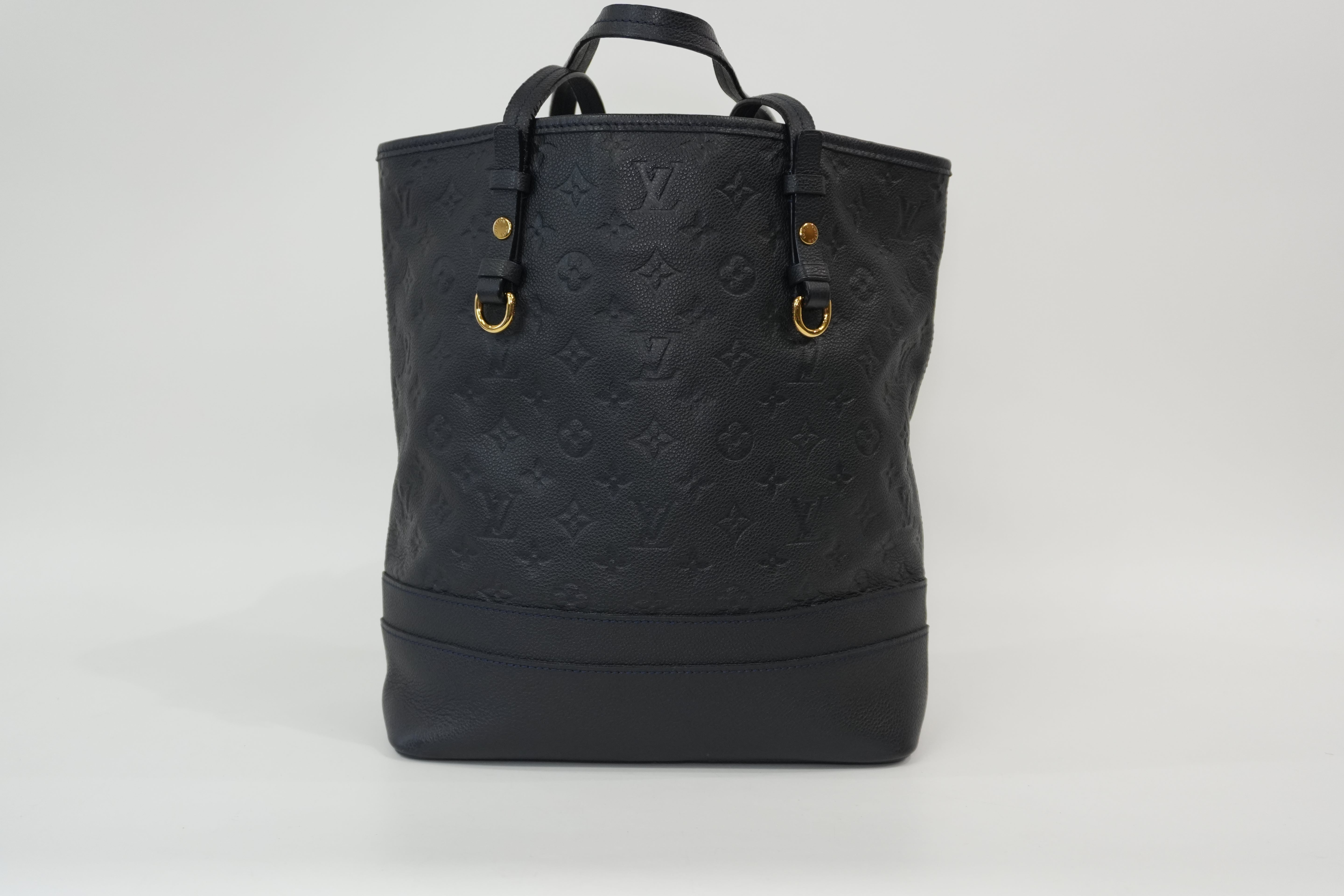 Pre-Owned Louis Vuitton Empriente Citadine PM Tote Bag Navy