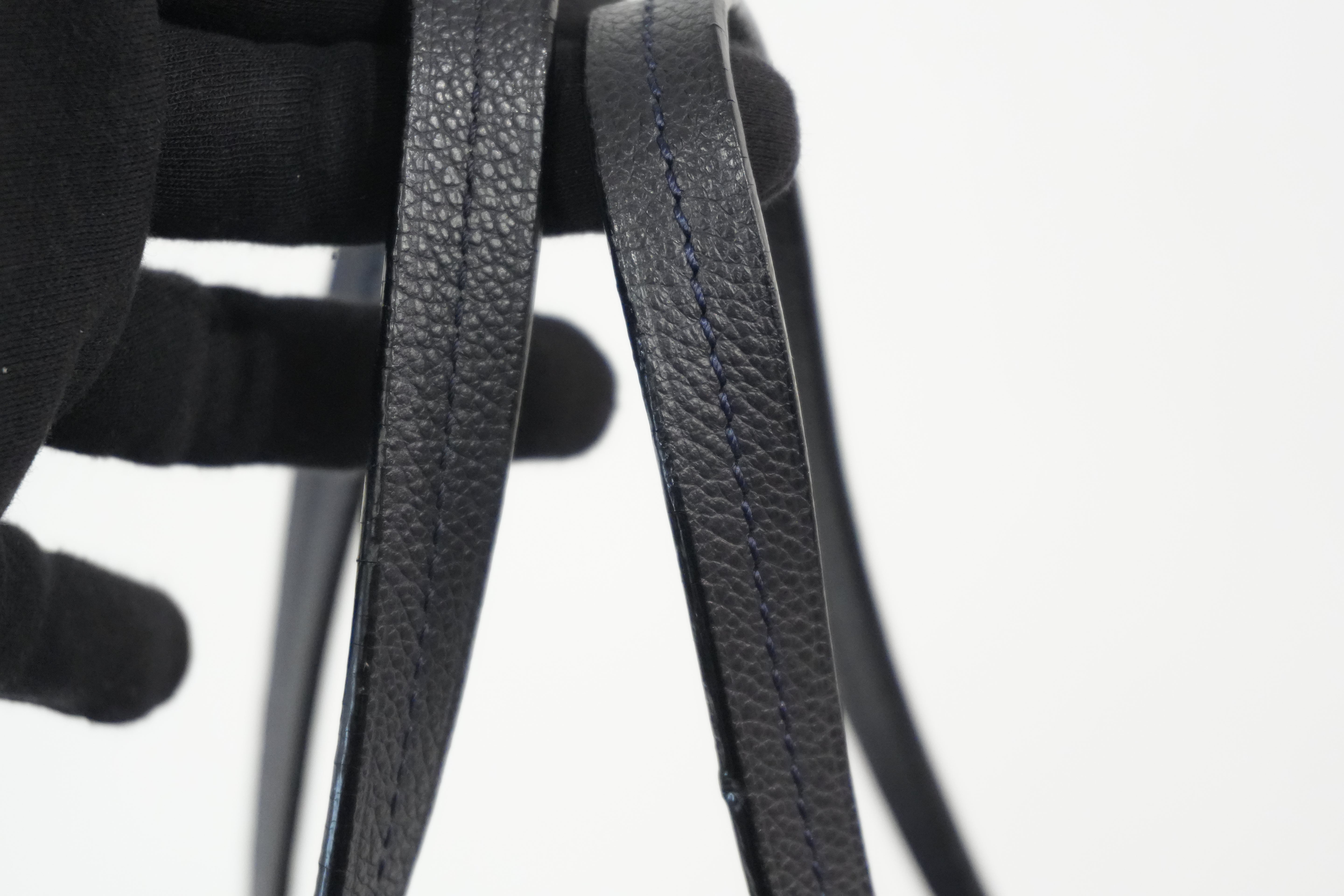 Pre-Owned Louis Vuitton Empriente Citadine PM Tote Bag Navy