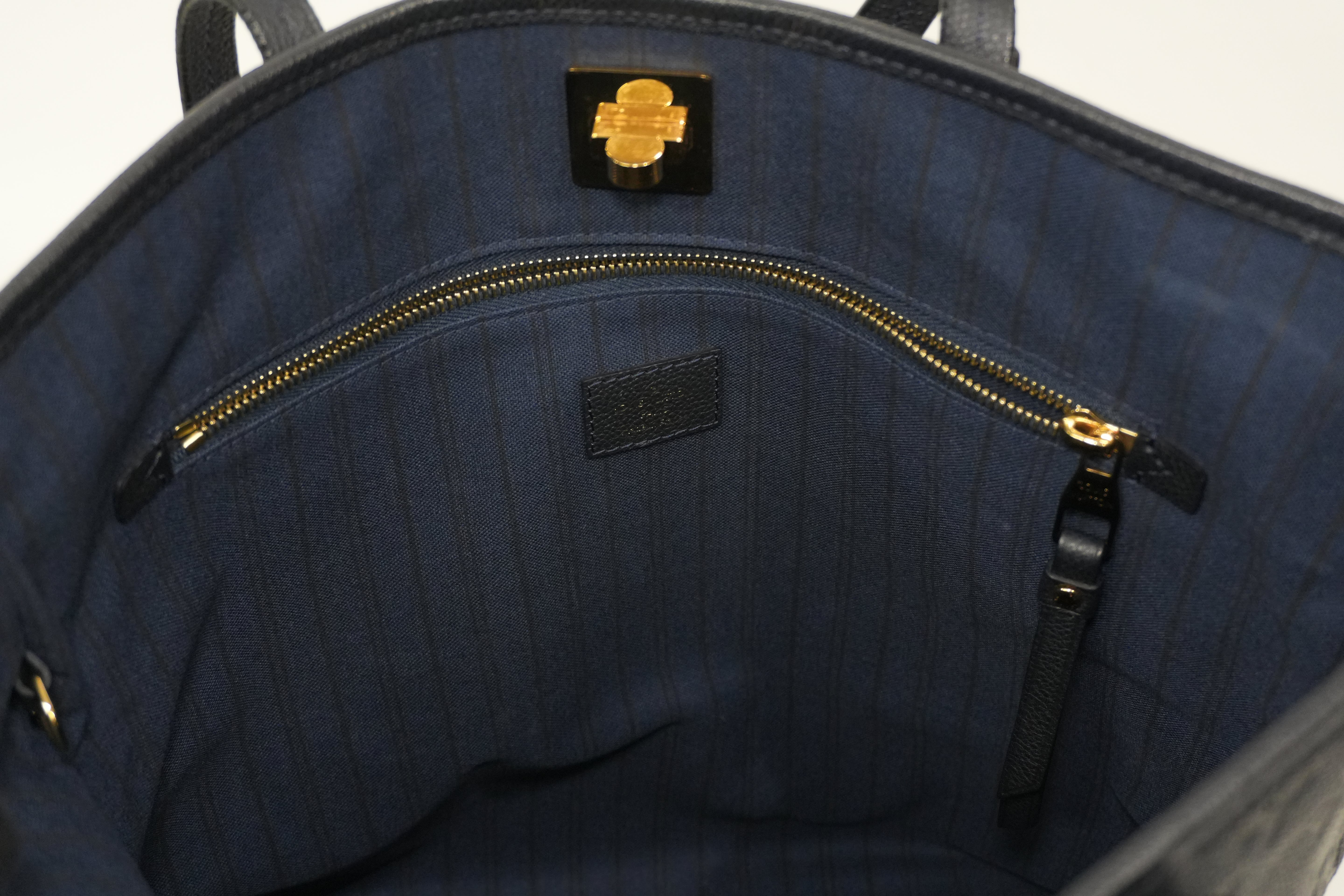 Pre-Owned Louis Vuitton Empriente Citadine PM Tote Bag Navy