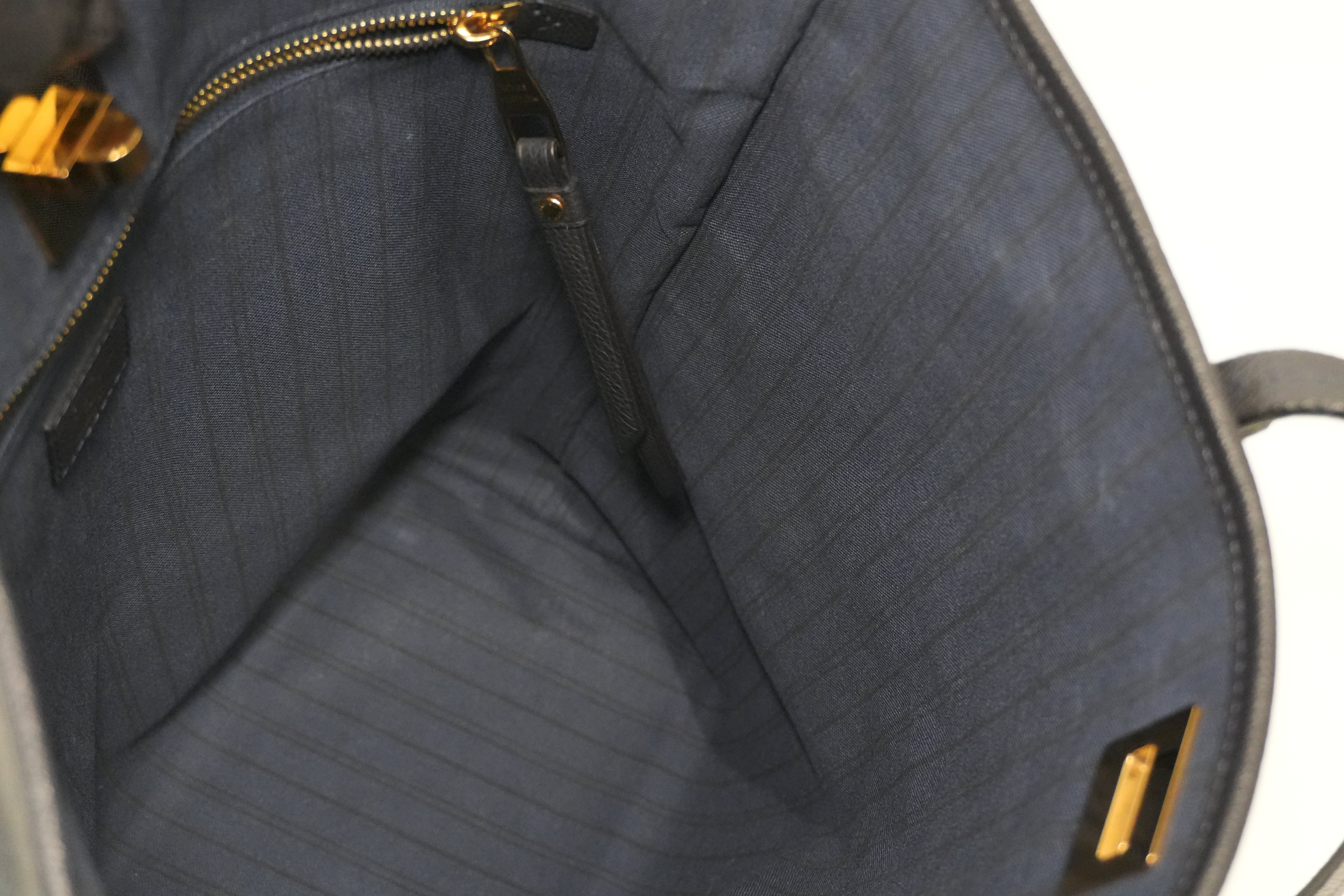 Pre-Owned Louis Vuitton Empriente Citadine PM Tote Bag Navy