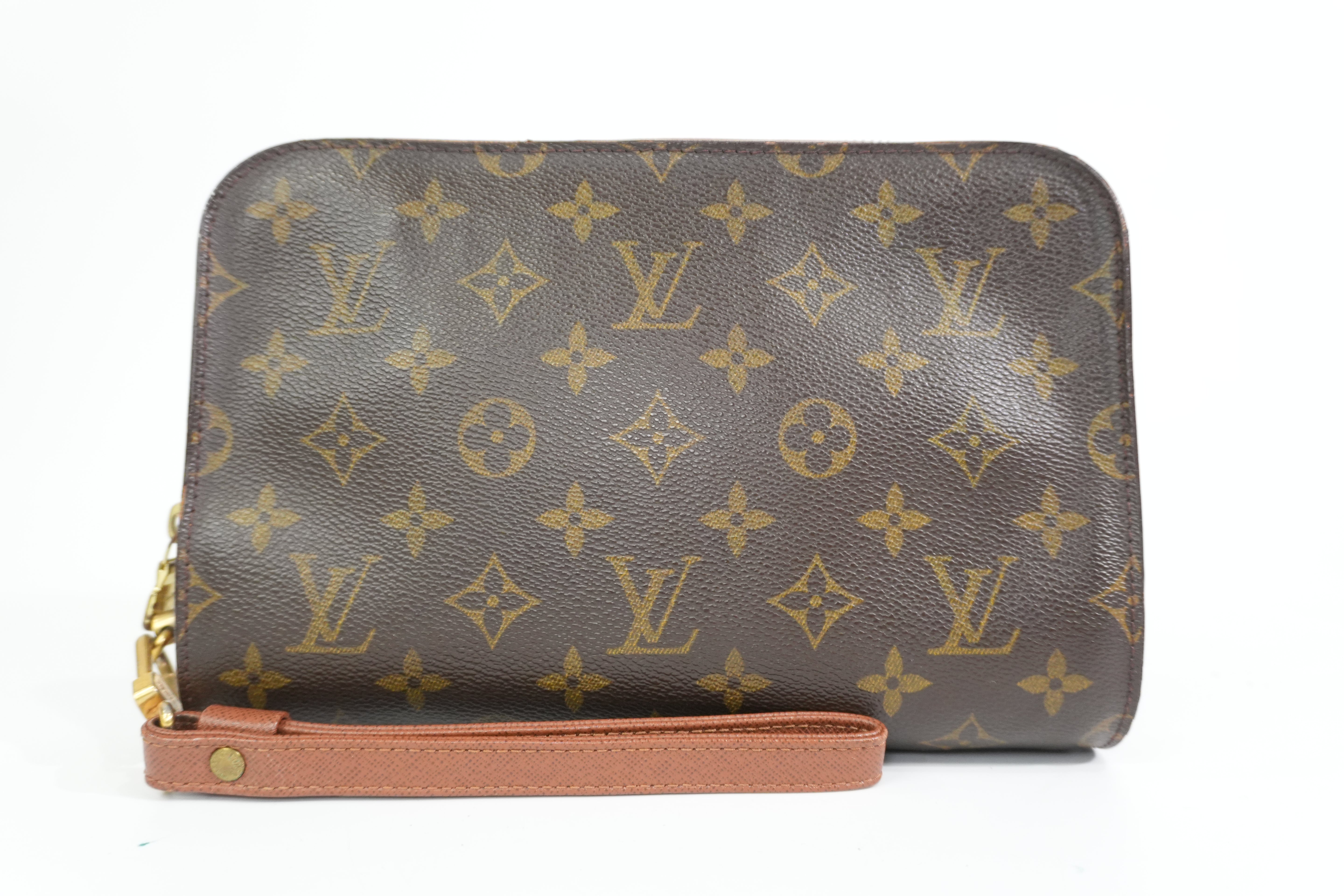 Pre-owned Louis Vuitton Monogram Orsay Wrist Clutch