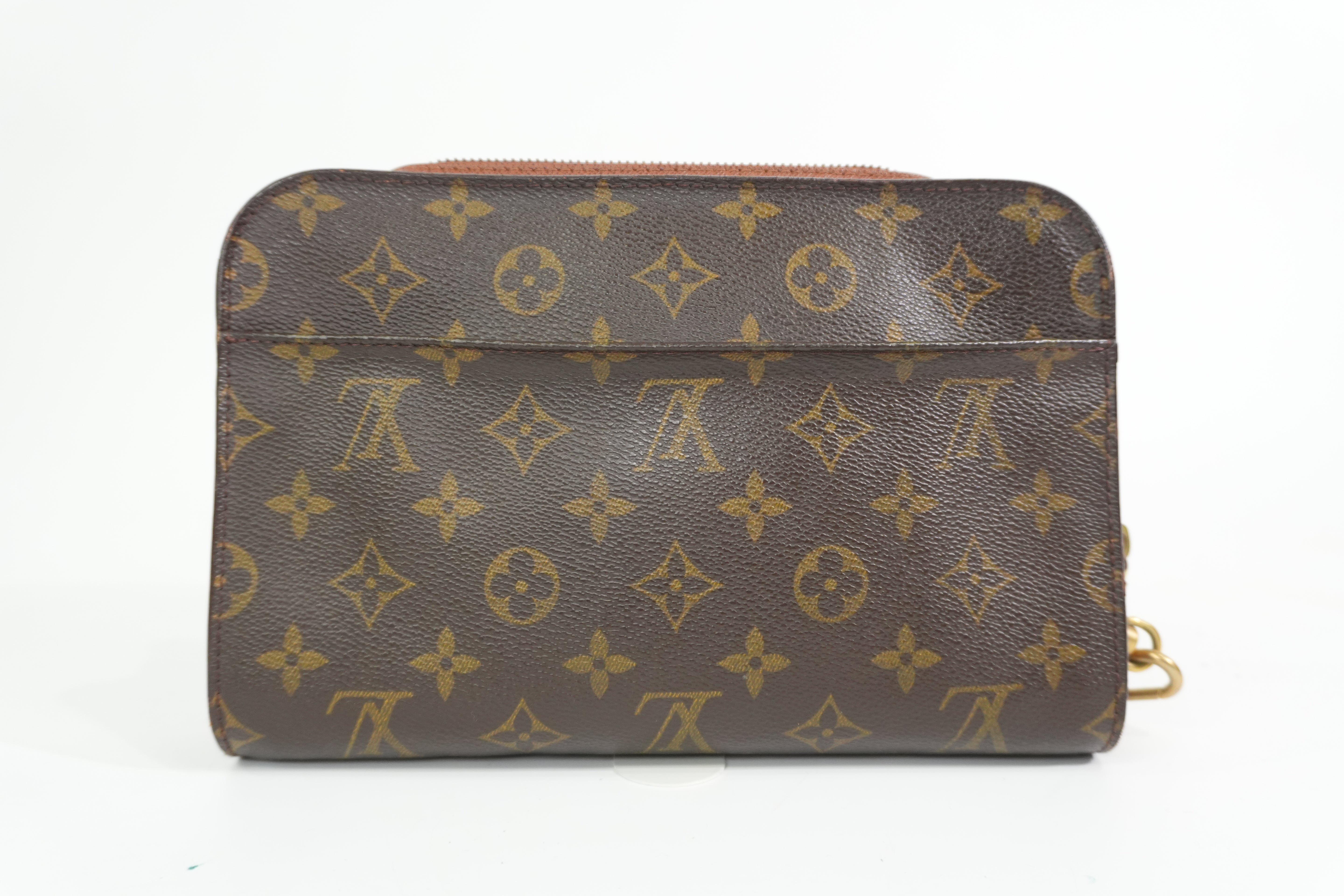 Pre-owned Louis Vuitton Monogram Orsay Wrist Clutch