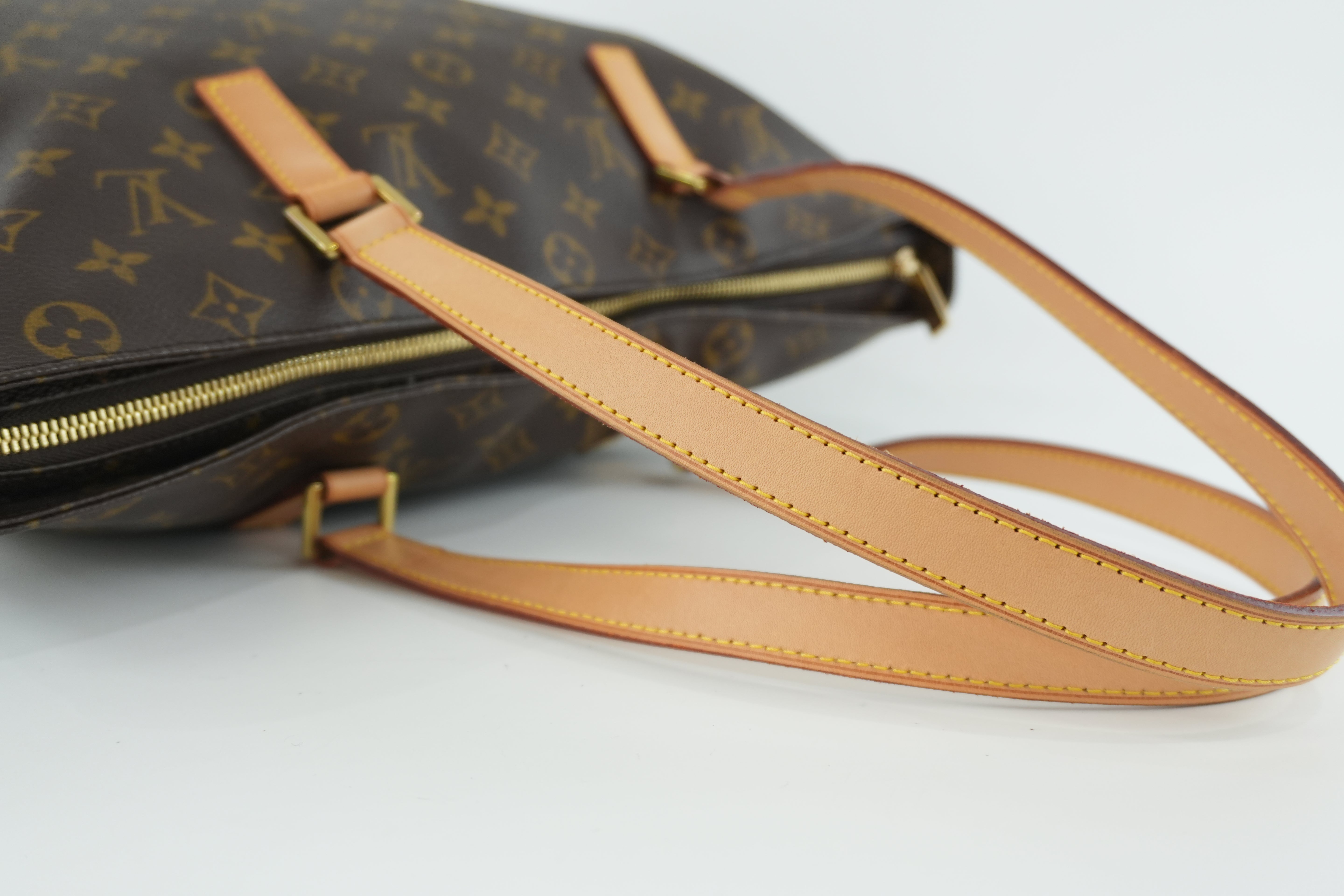 Louis Vuitton Monogram Cabas Mezzo Tote Bag Used