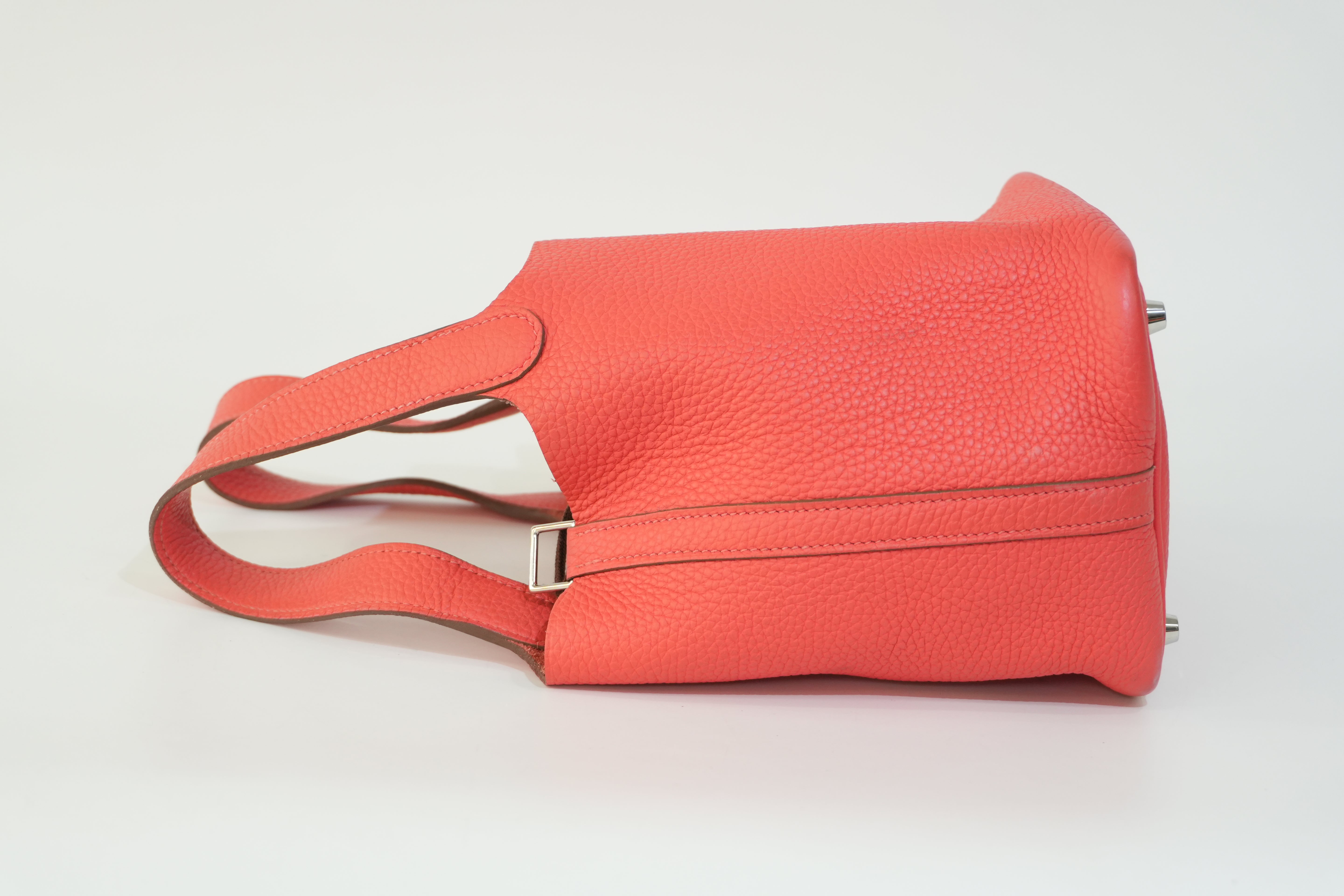 Pre-owned Hermes Picotin PM Red Year 2012