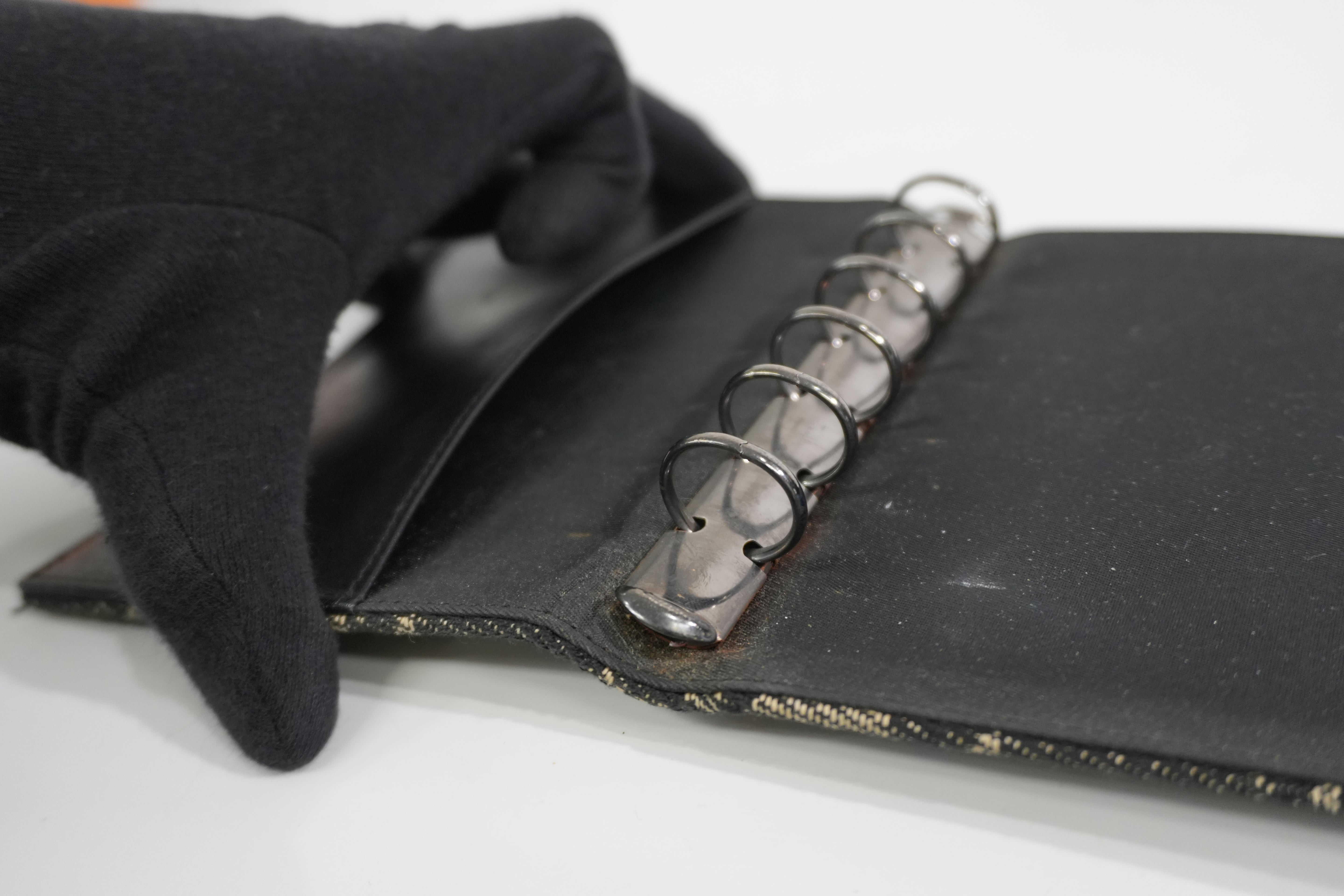 Pre-owned Christian Dior Oblique Trotter Organizer Black