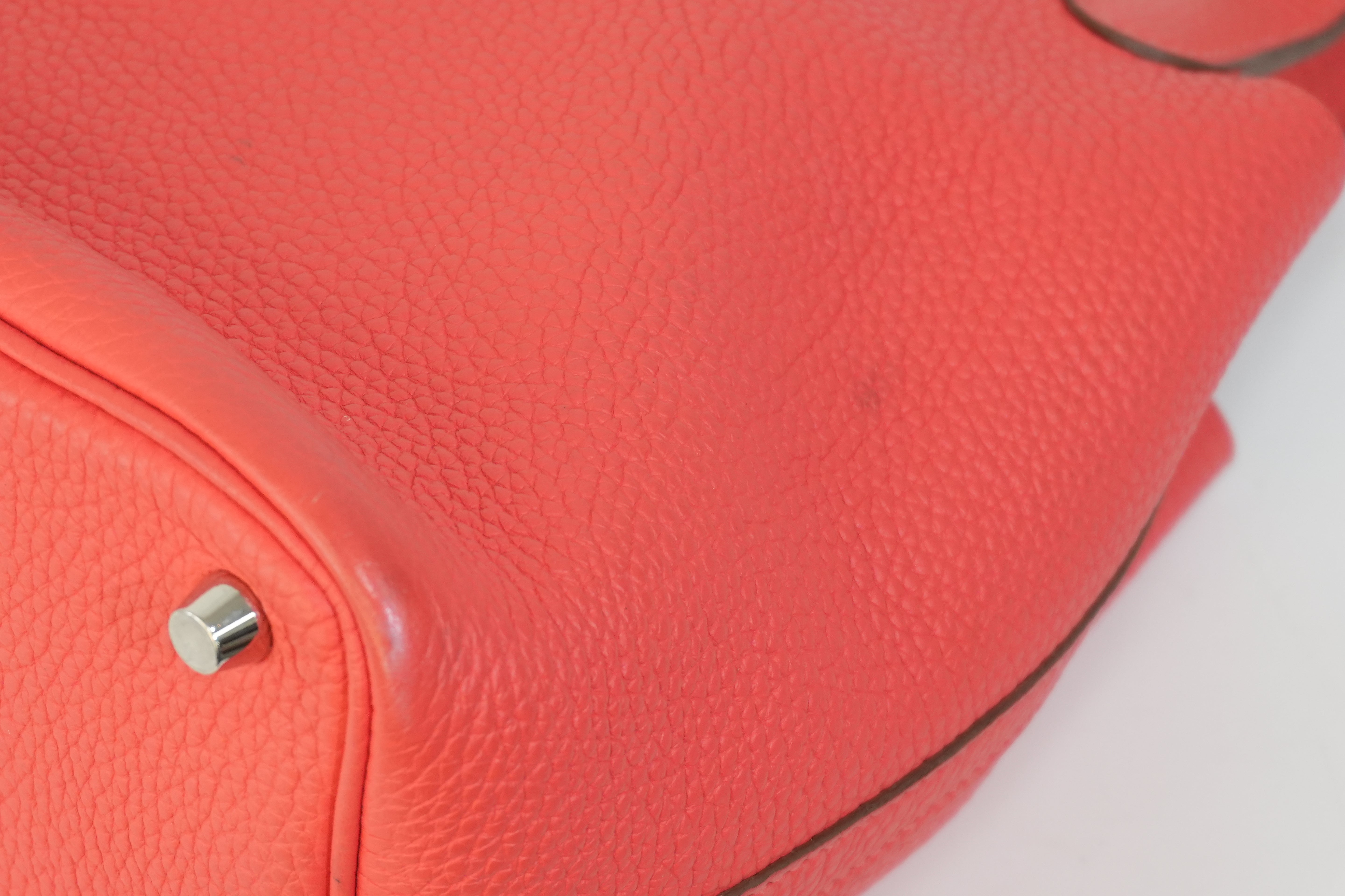 Pre-owned Hermes Picotin PM Red Year 2012