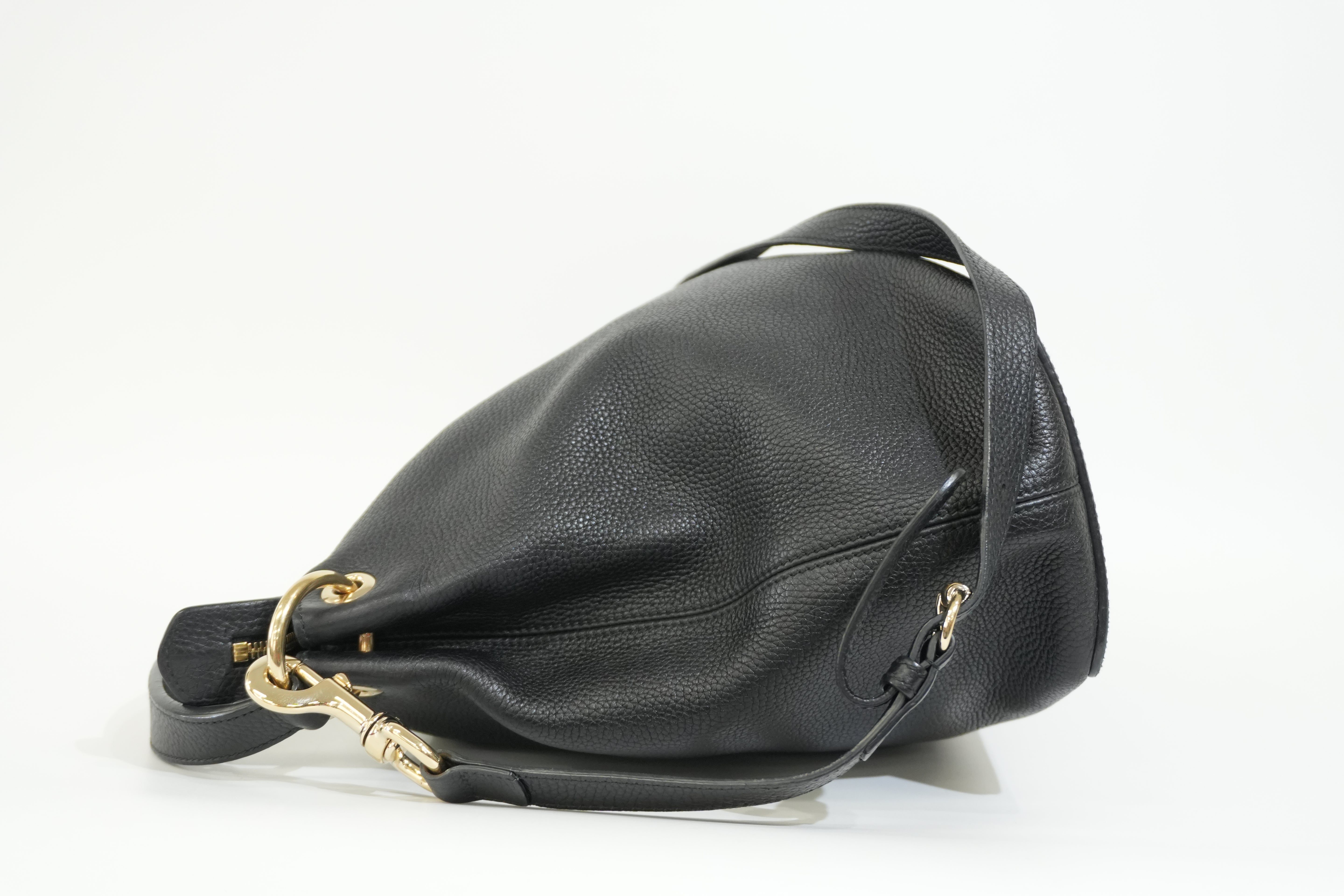 Pre-owned Gucci Two Way Soho Shoulder Bag Black