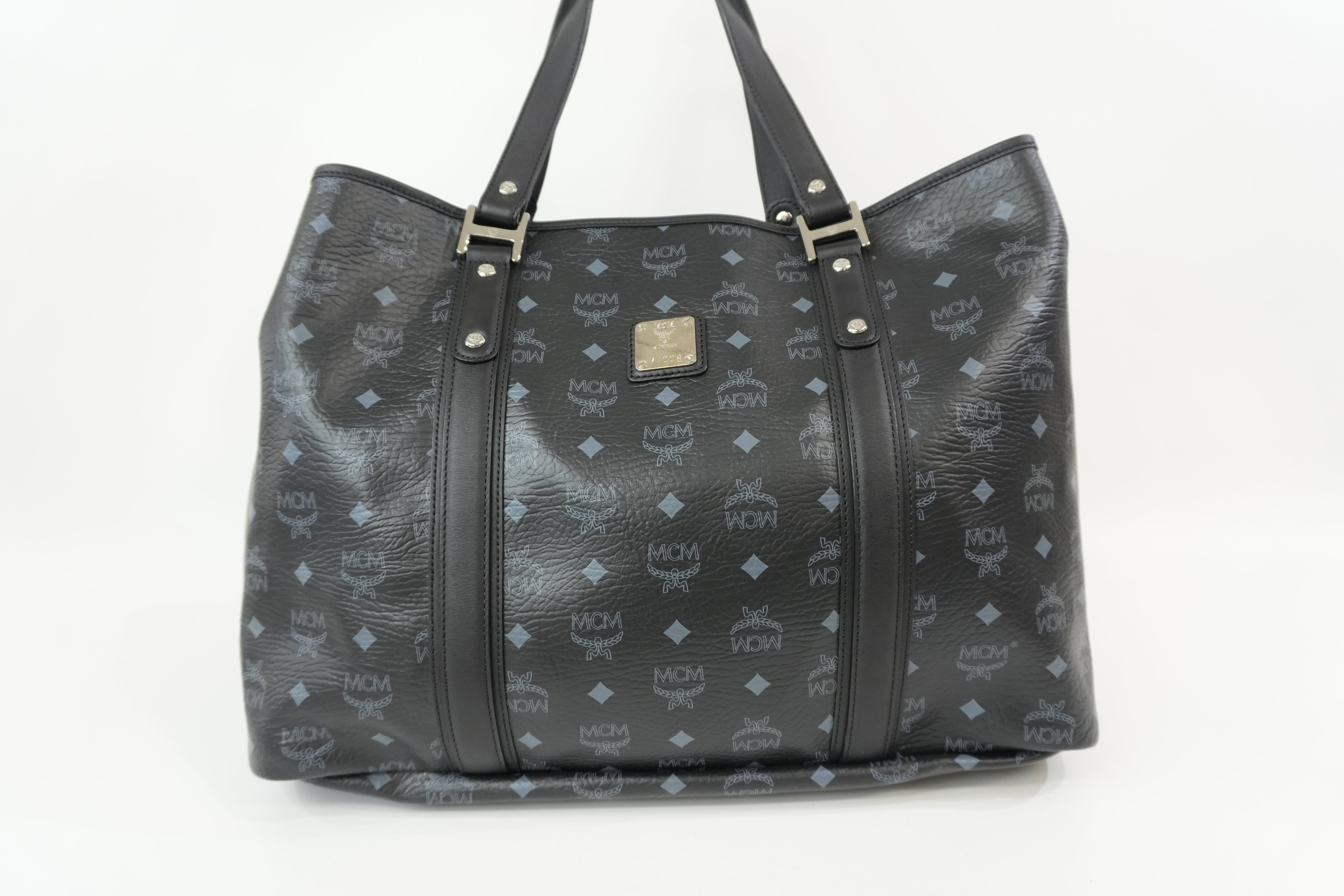 Pre-Owned MCM Tote Bag Black