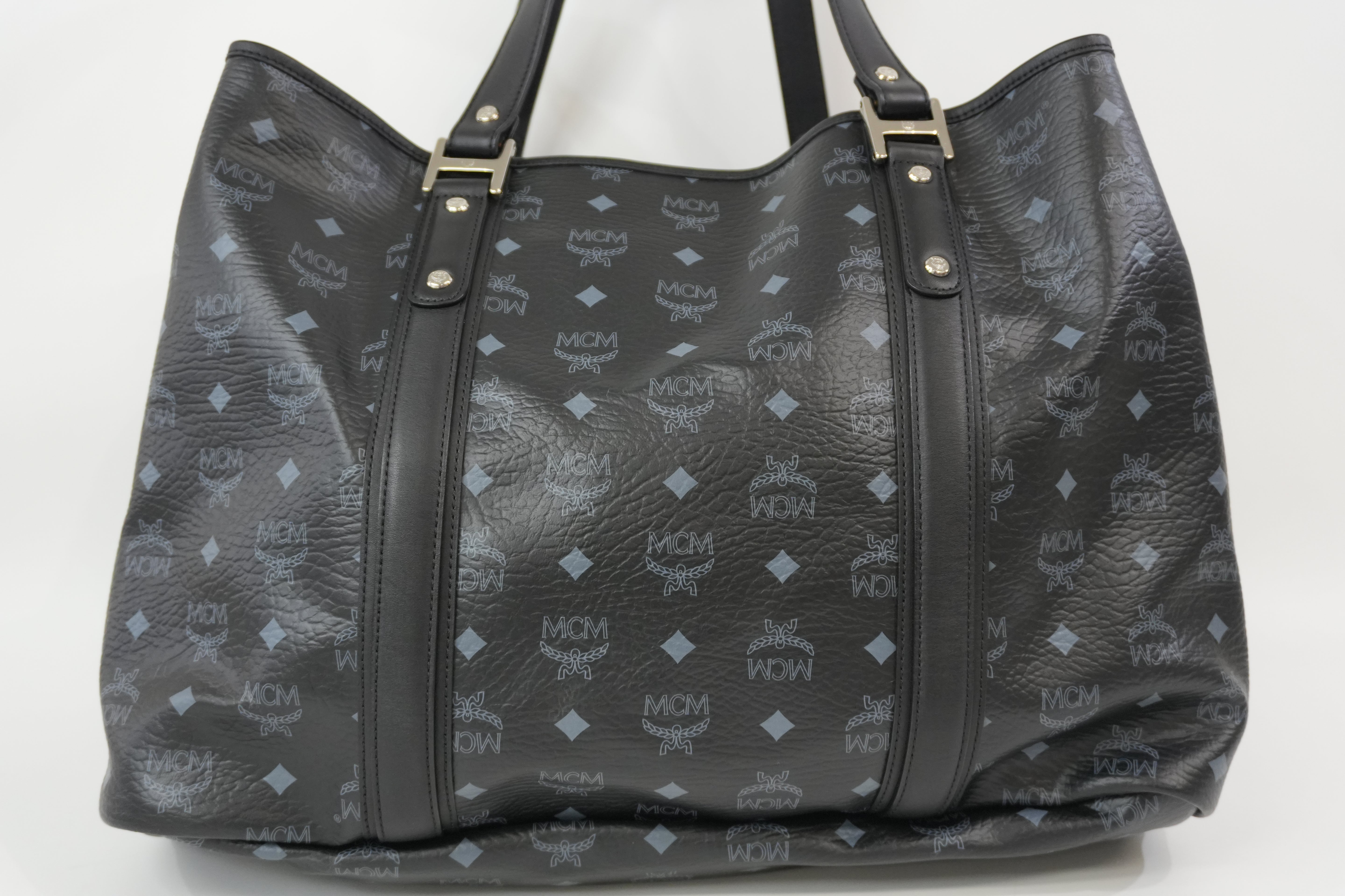 Pre-Owned MCM Tote Bag Black