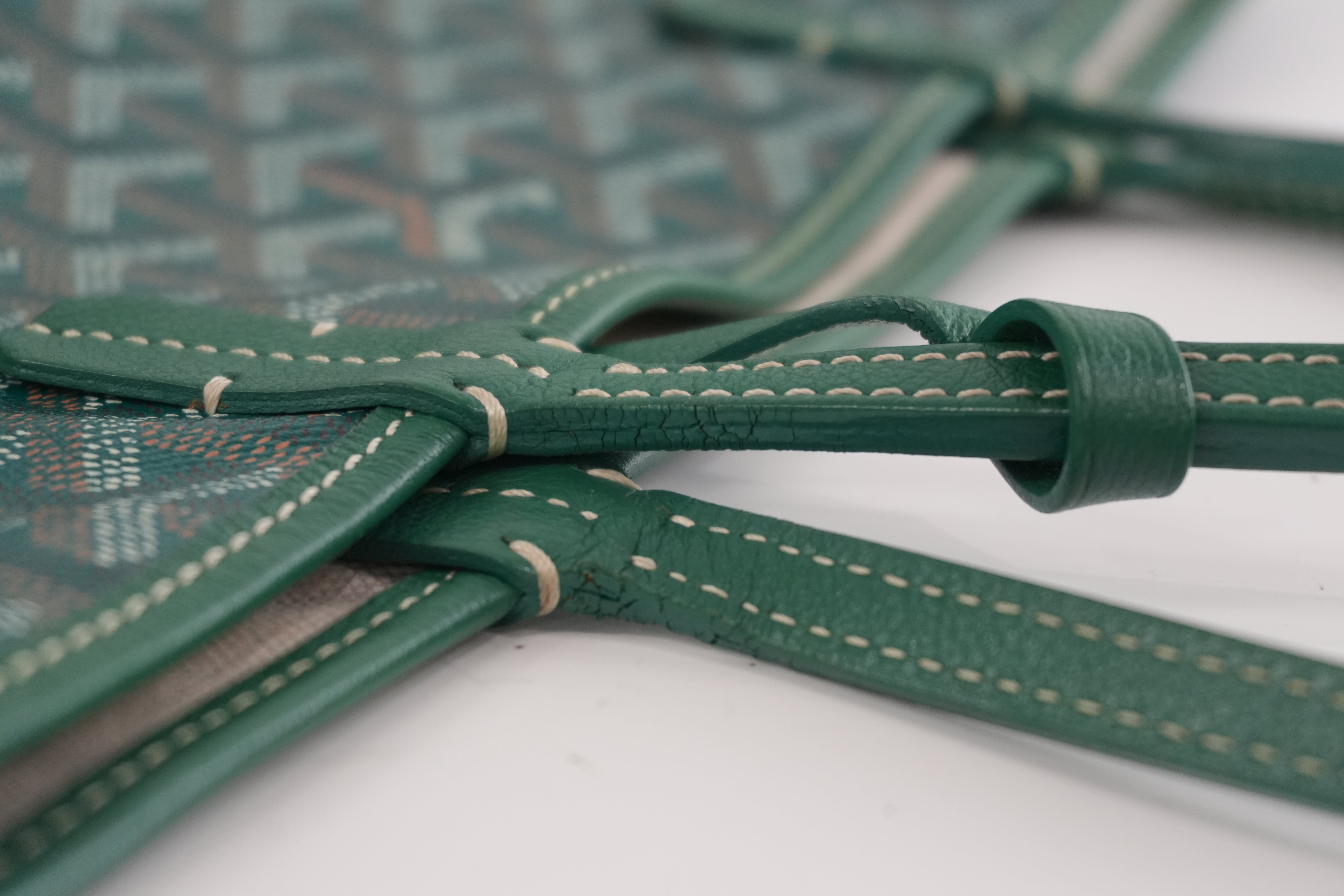 Pre-owned Goyard Saint Louis PM Green