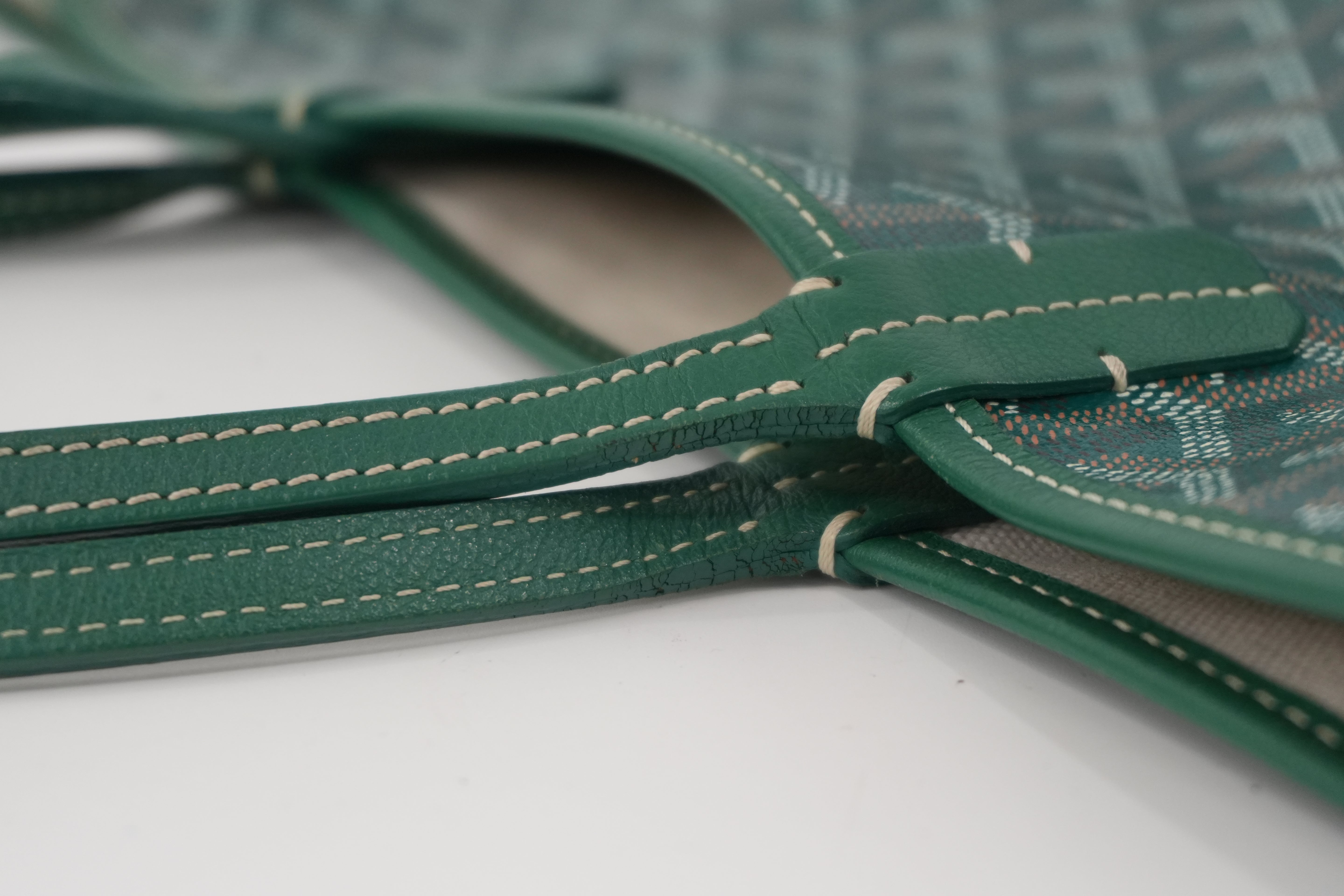 Pre-owned Goyard Saint Louis PM Green