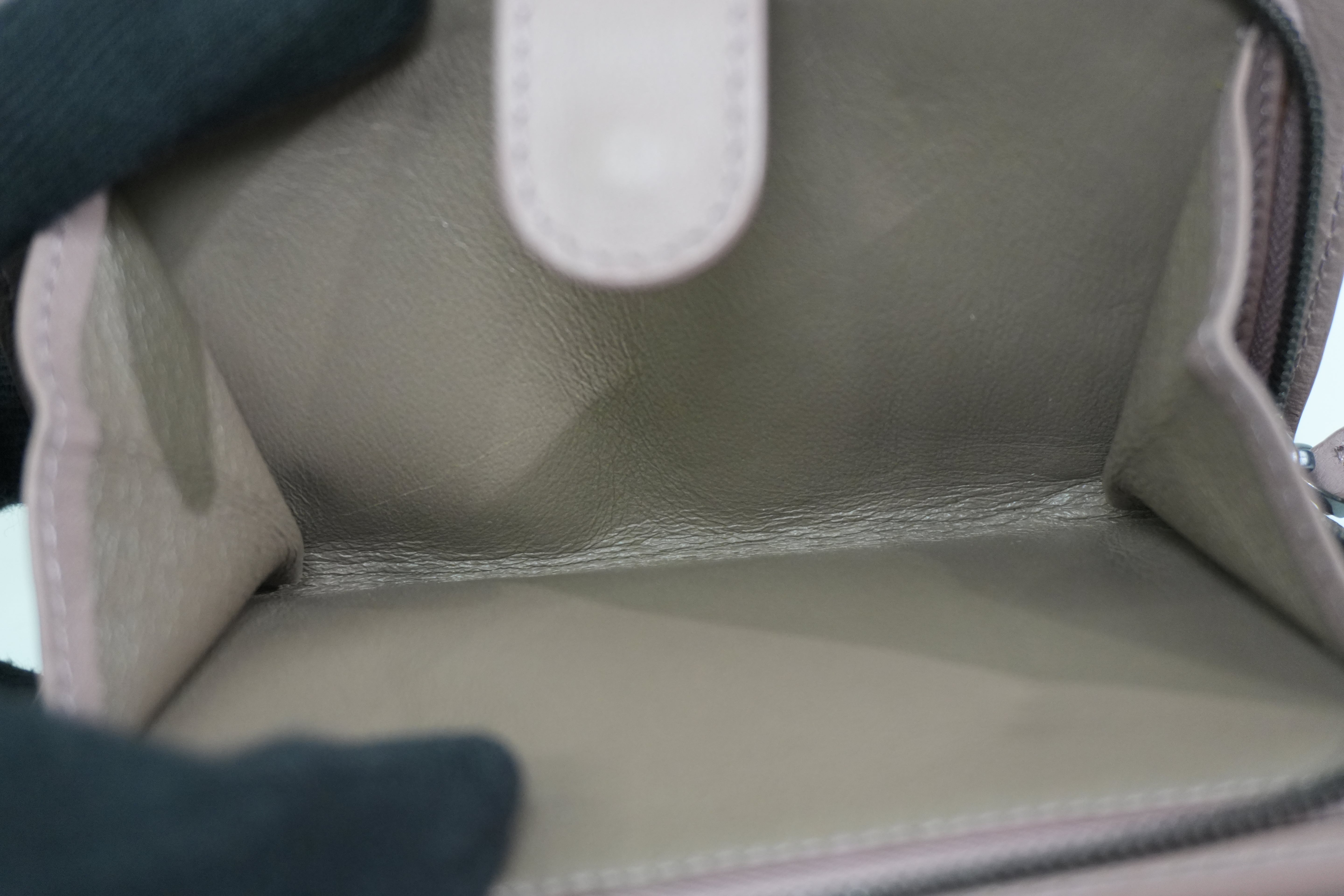 Pre-owned Bottega Short Wallet Pink