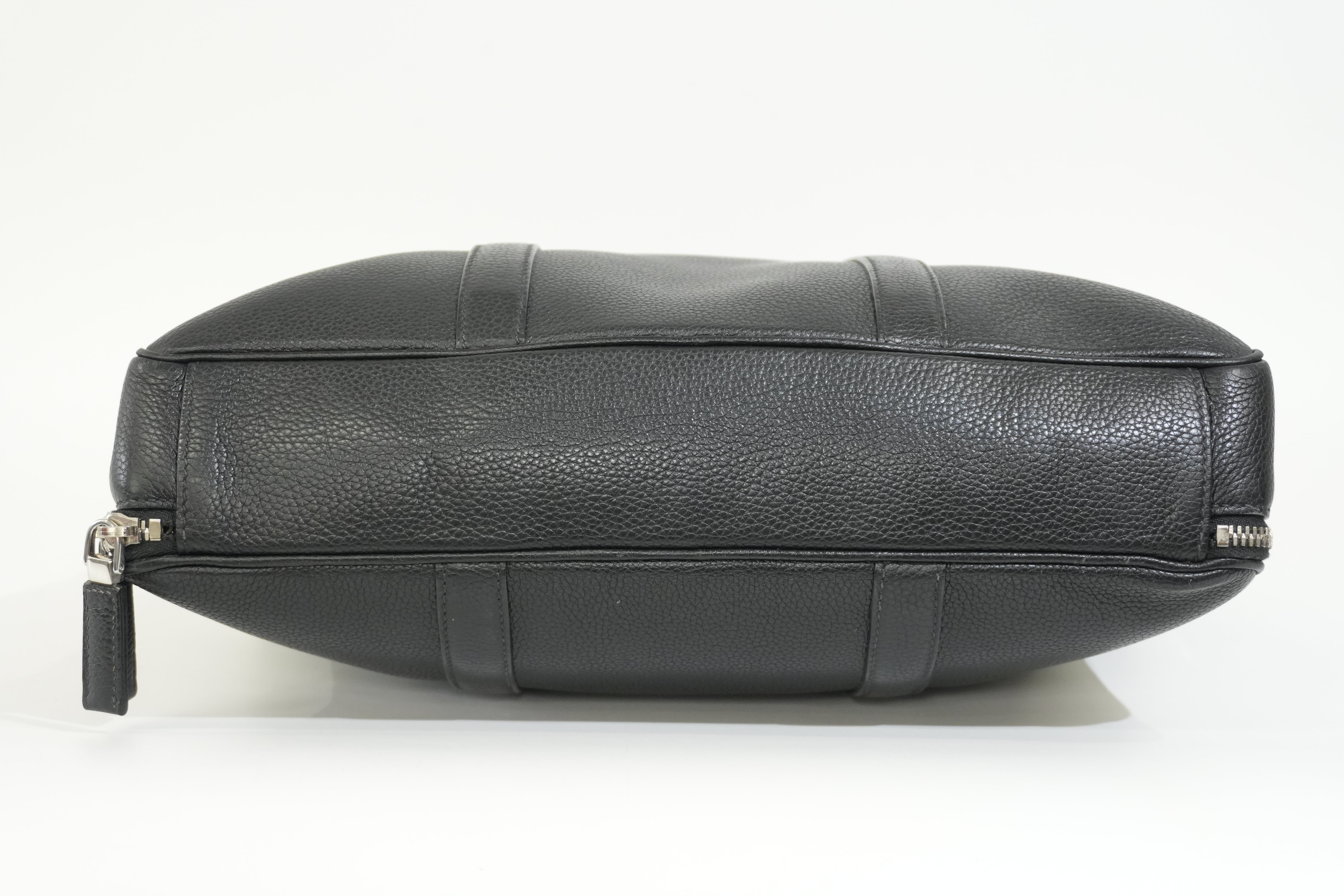 Pre-owned Prada Two Way Briefcase Black