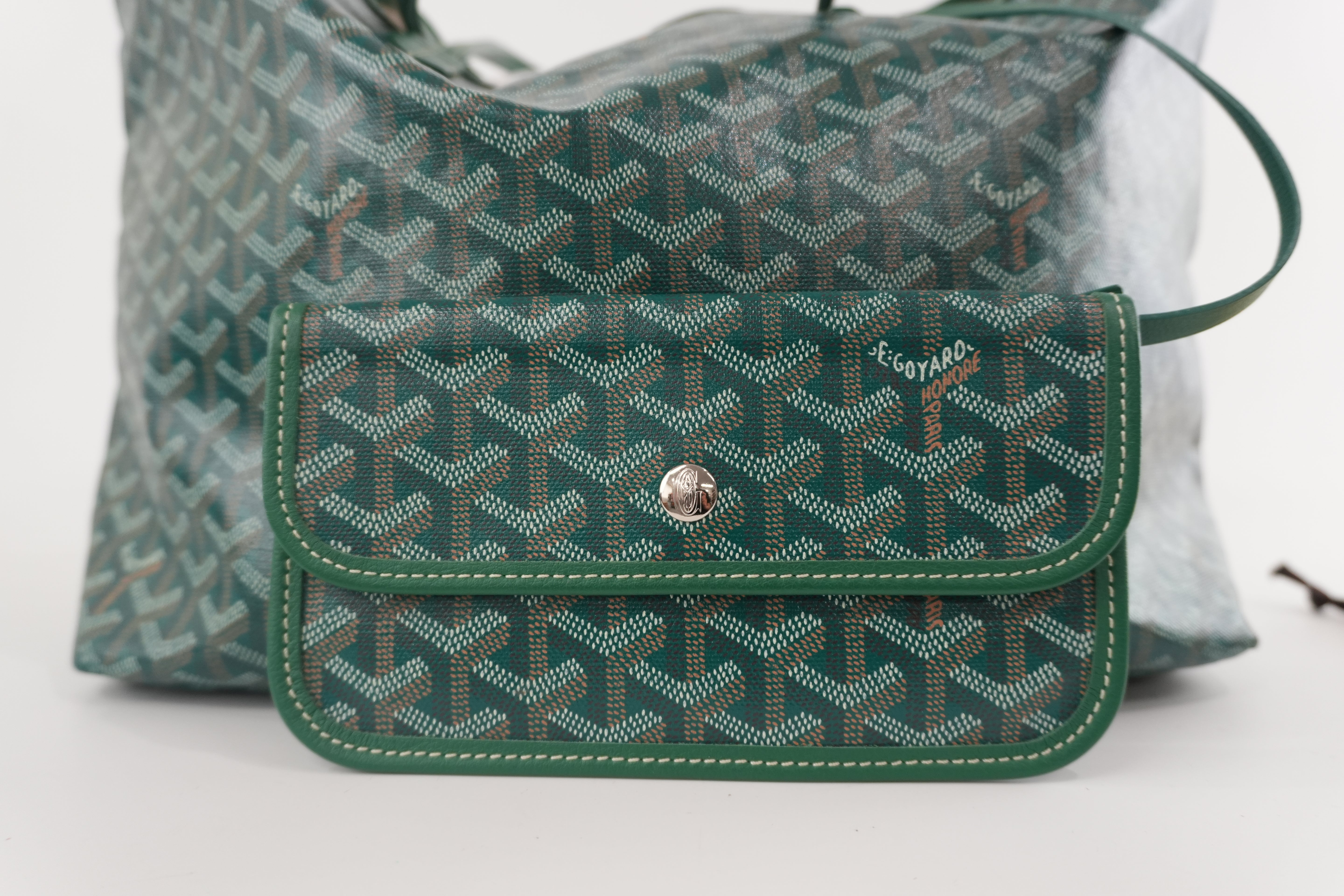 Pre-owned Goyard Saint Louis PM Green