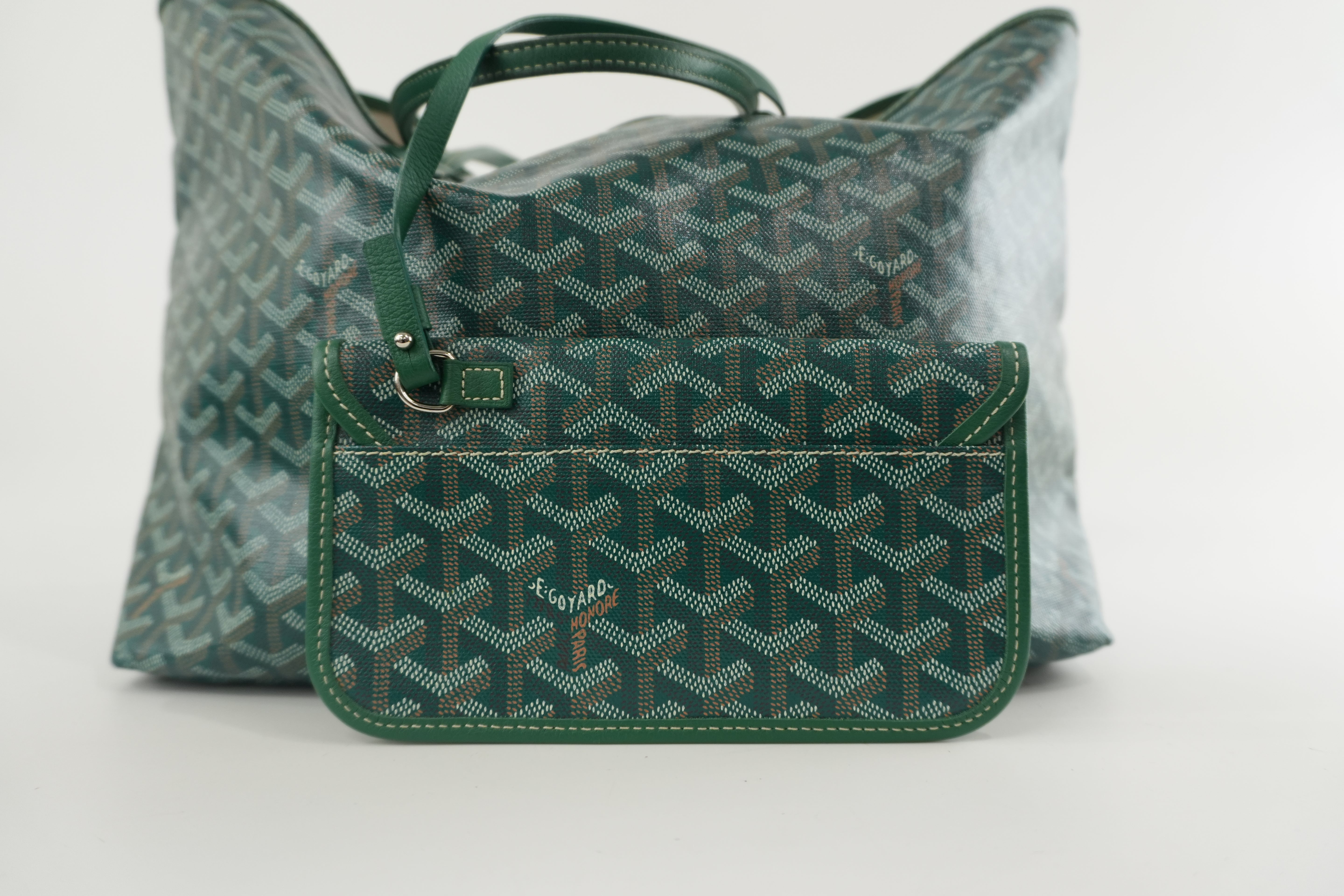 Pre-owned Goyard Saint Louis PM Green