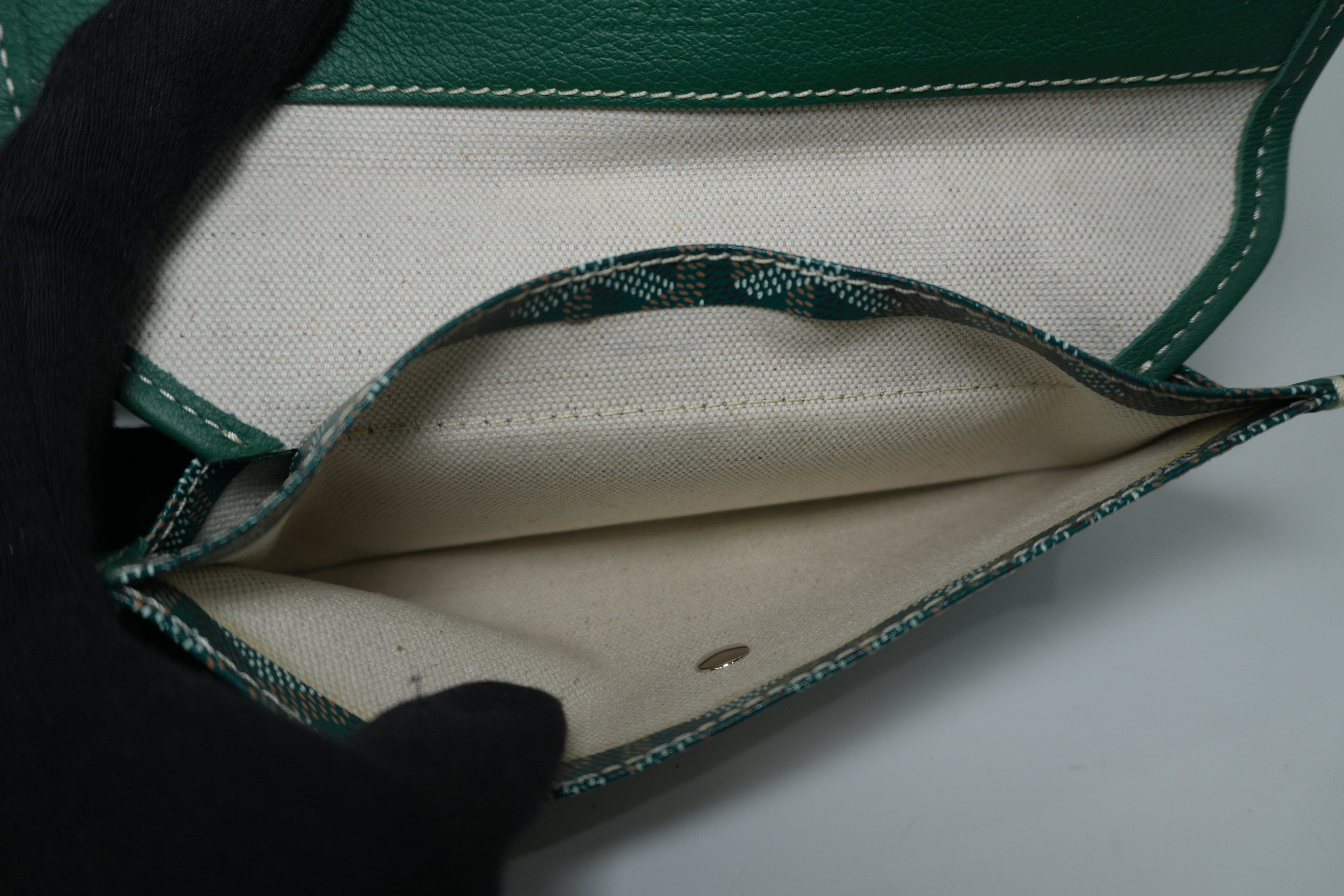 Pre-owned Goyard Saint Louis PM Green