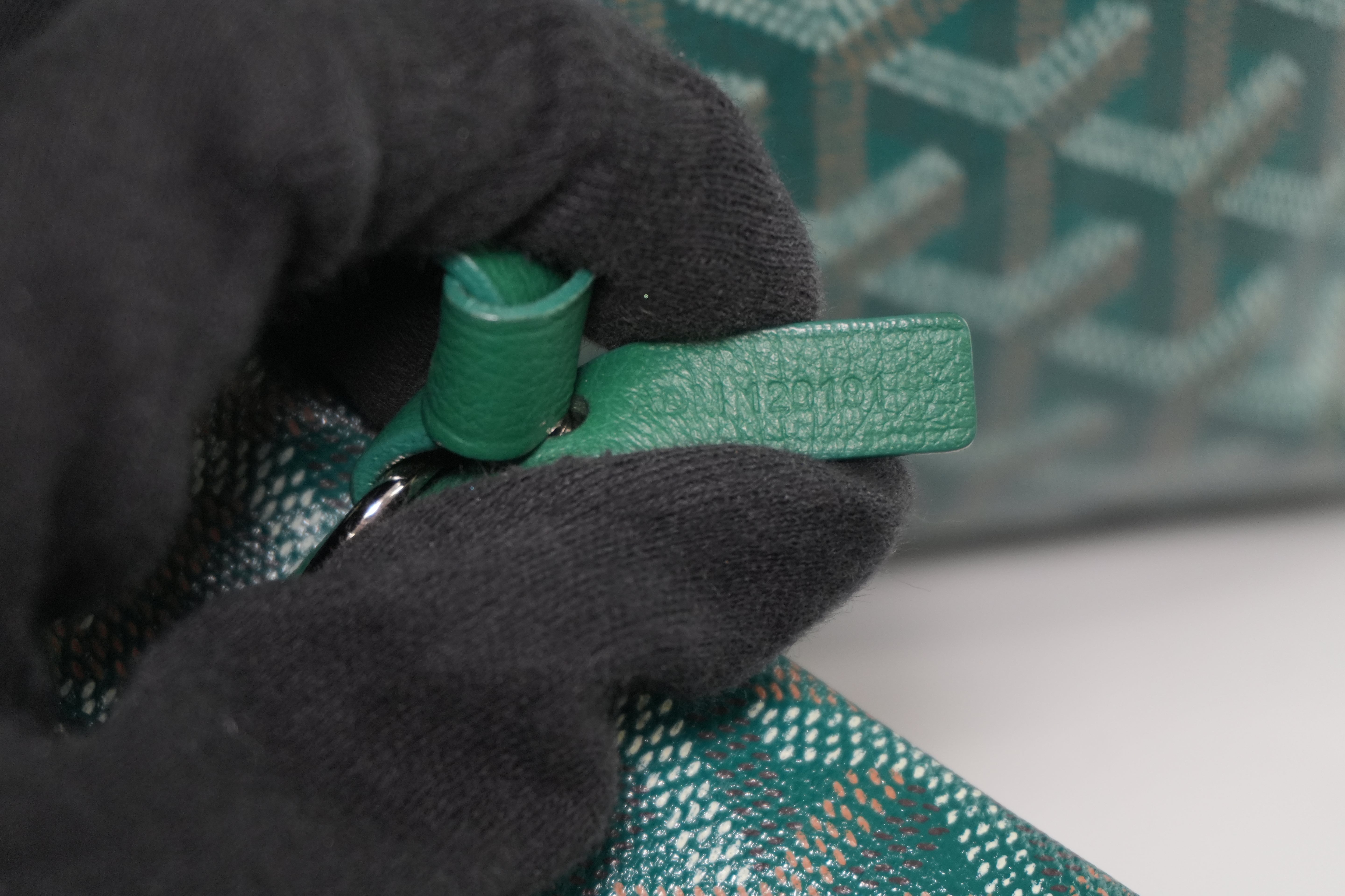 Pre-owned Goyard Saint Louis PM Green