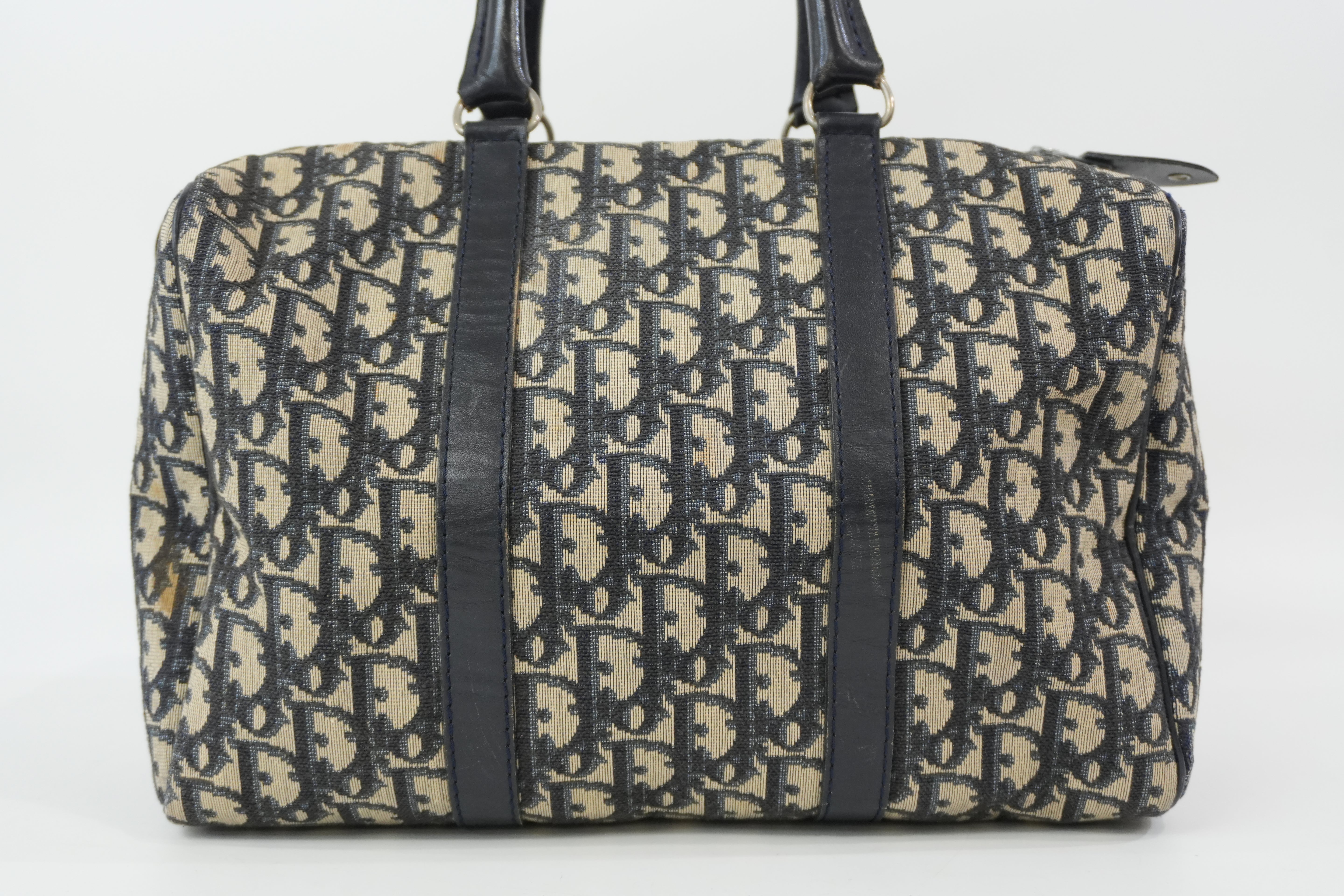 Pre-Owned DIOR Oblique Boston Bag