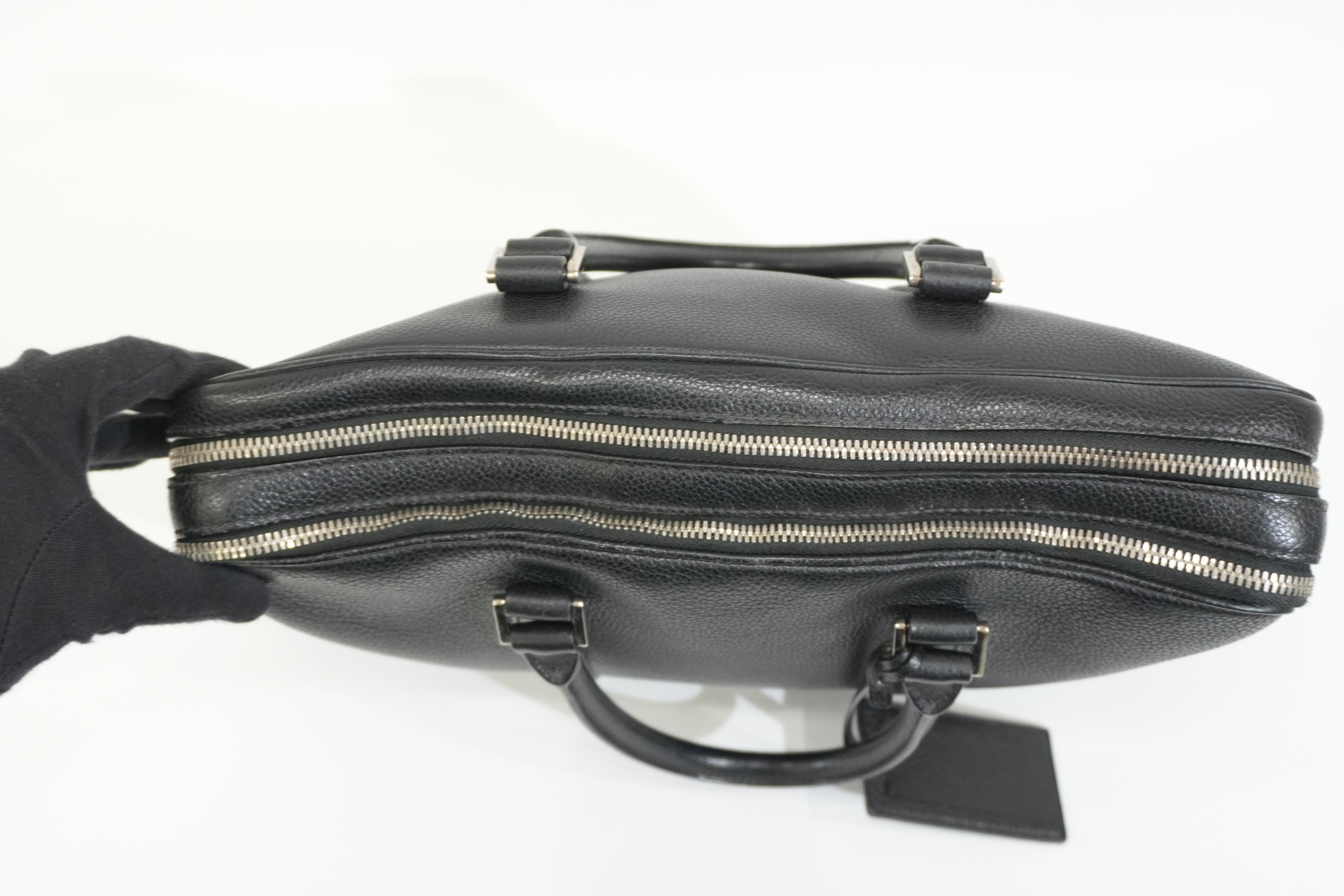 Pre-owned Prada Two Way Briefcase Black