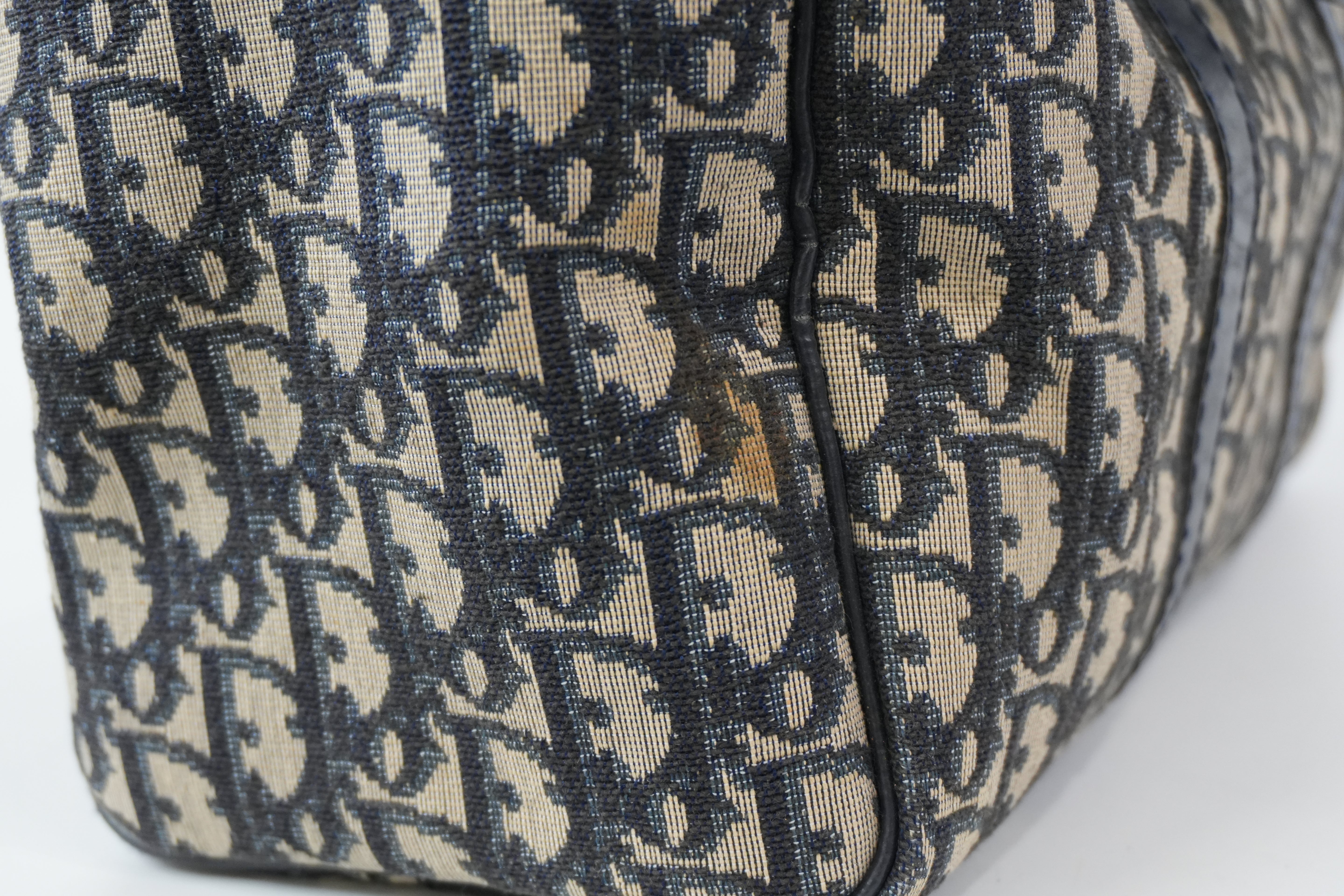 Pre-Owned DIOR Oblique Boston Bag