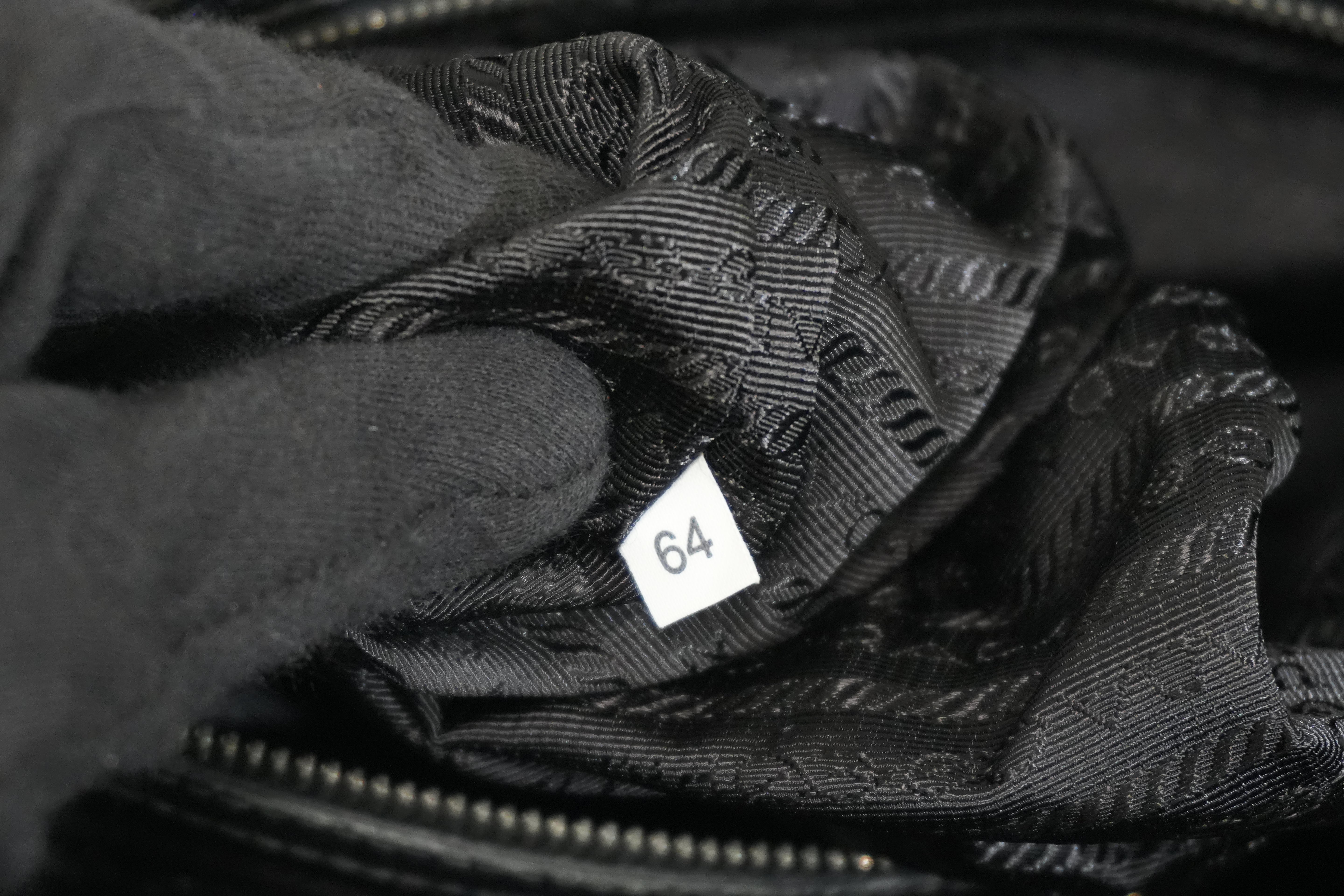 Pre-owned Prada Two Way Briefcase Black