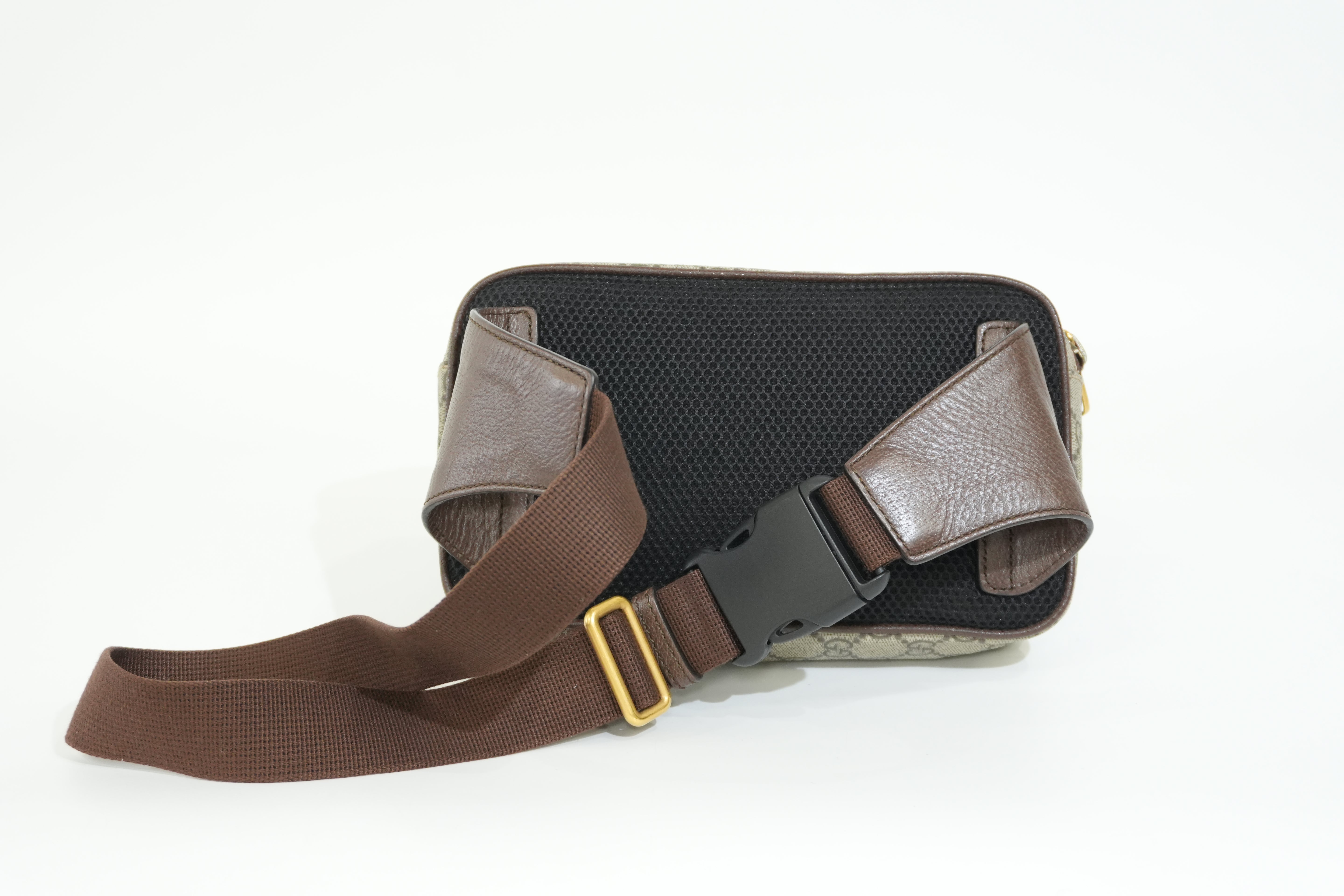 Pre-owned Gucci Ophidia Bumbag Brown
